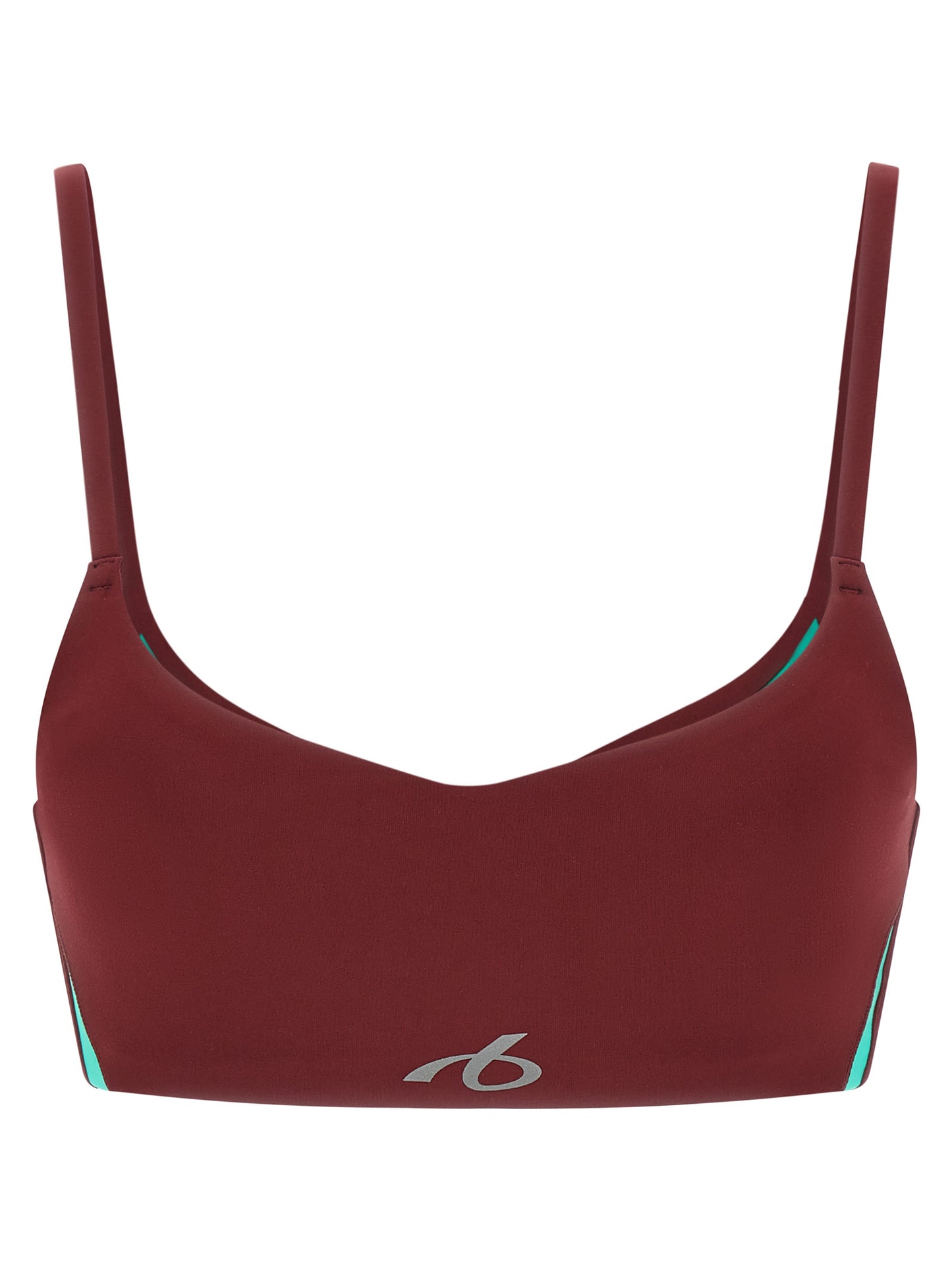Balenciaga Bordeaux Polyamide Sport Bra