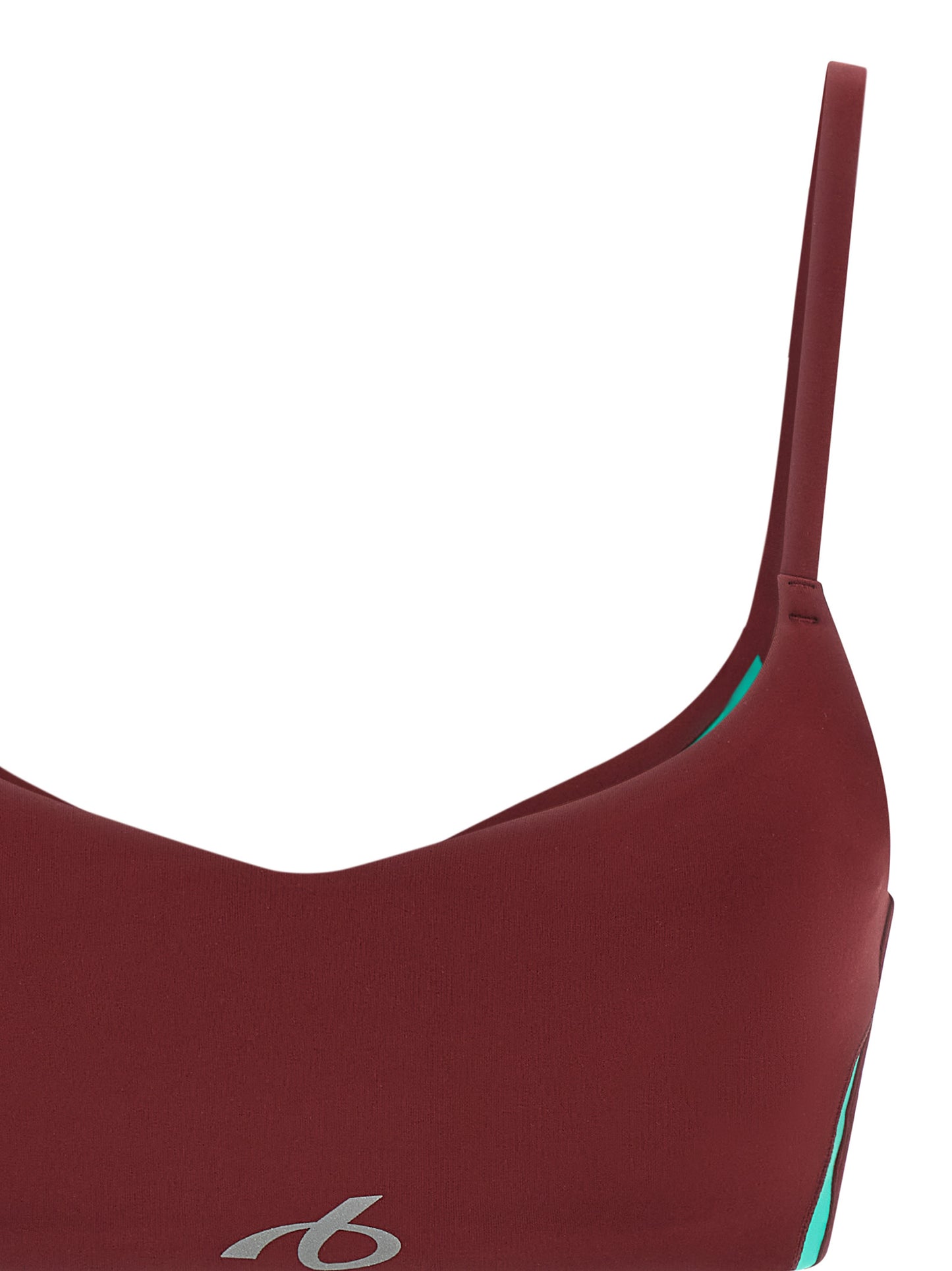 Balenciaga Bordeaux Polyamide Sport Bra