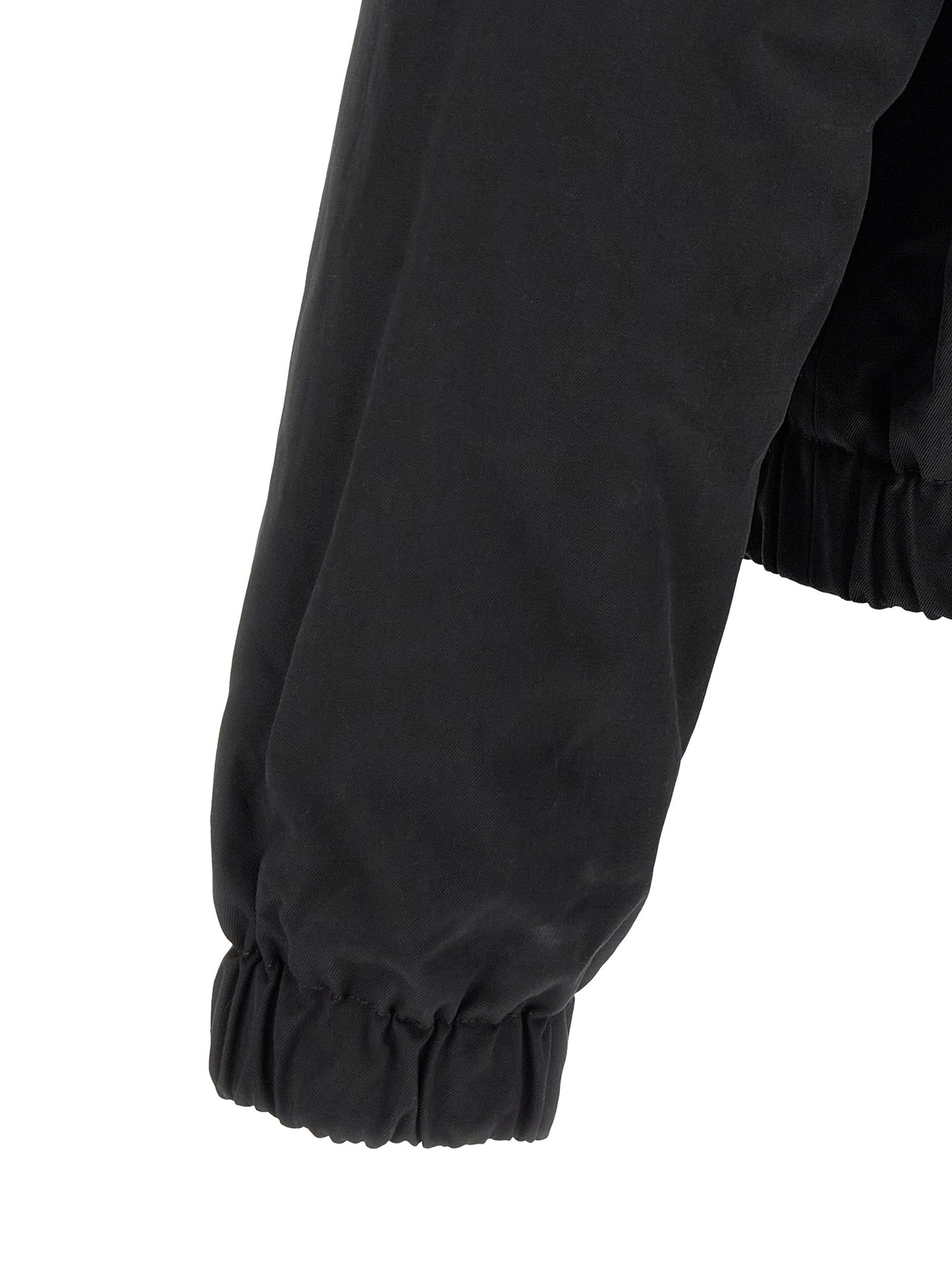 Ami Paris Black Cotton Bomber