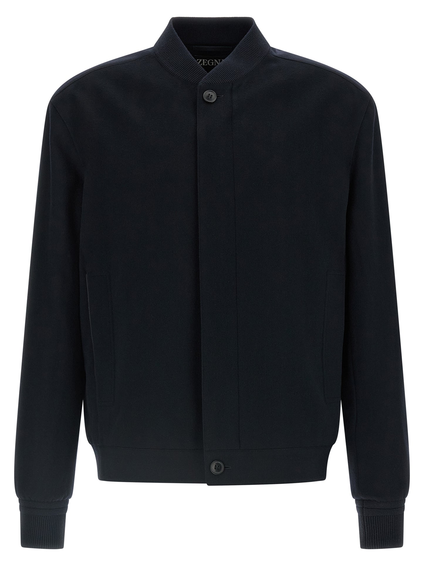 ZEGNA Blue Cashmere Bomber