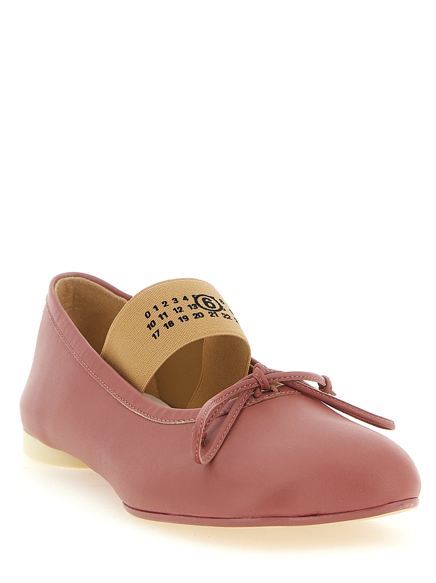 MM6 Maison Margiela Multicolor Lambskin Ballet Flats