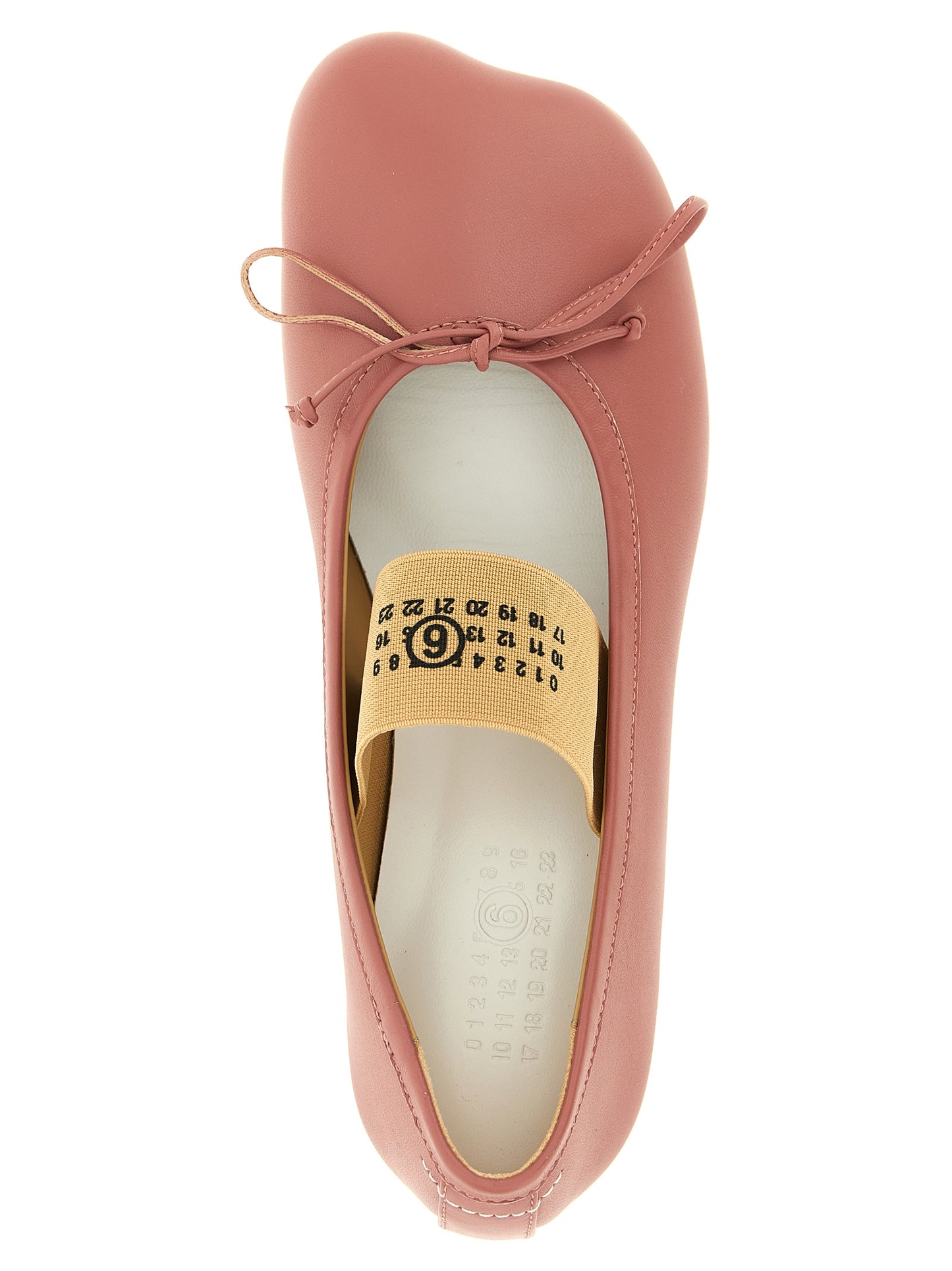 MM6 Maison Margiela Multicolor Lambskin Ballet Flats