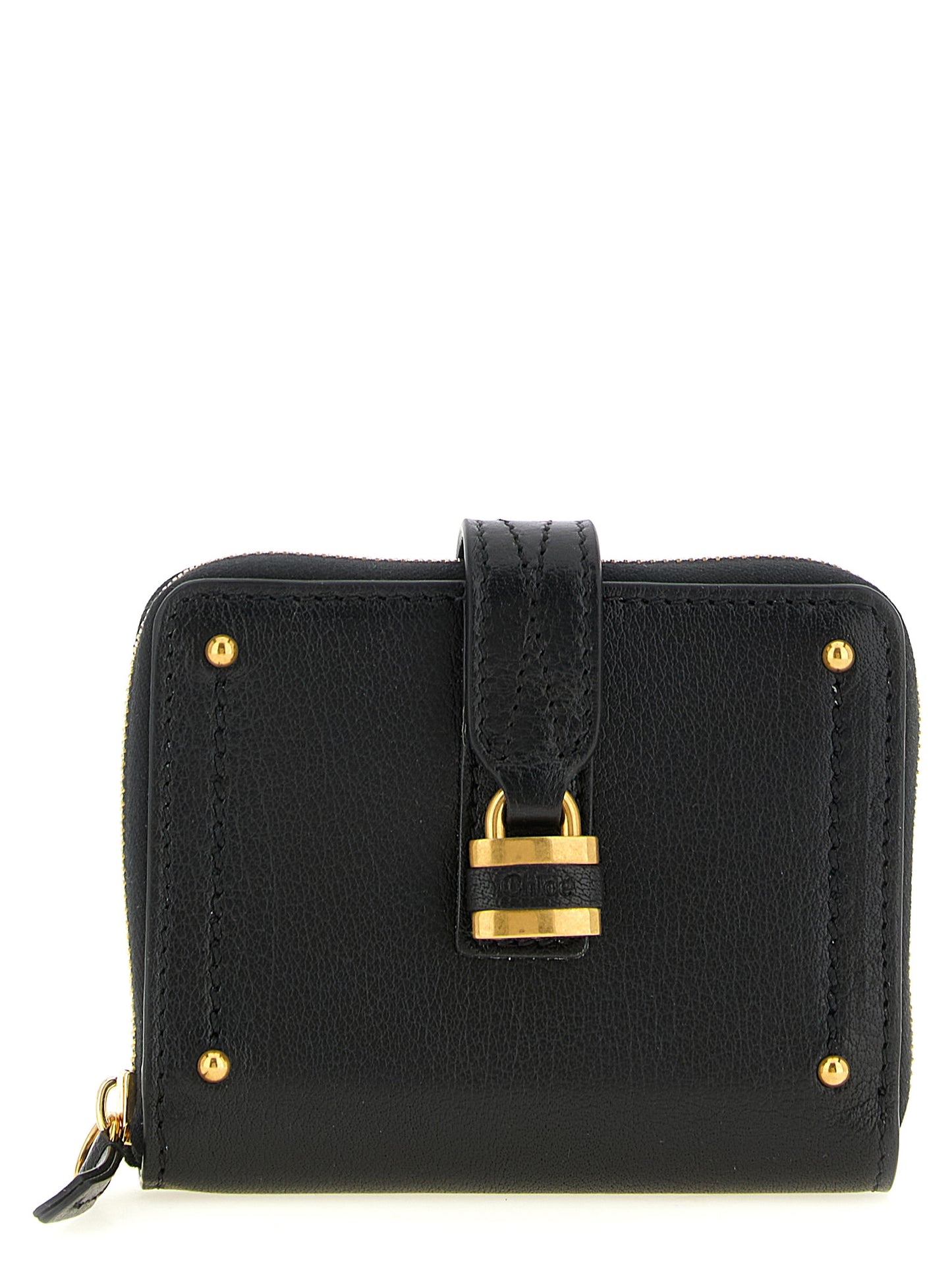 Chloé Black Buffalo Leather Cardholder