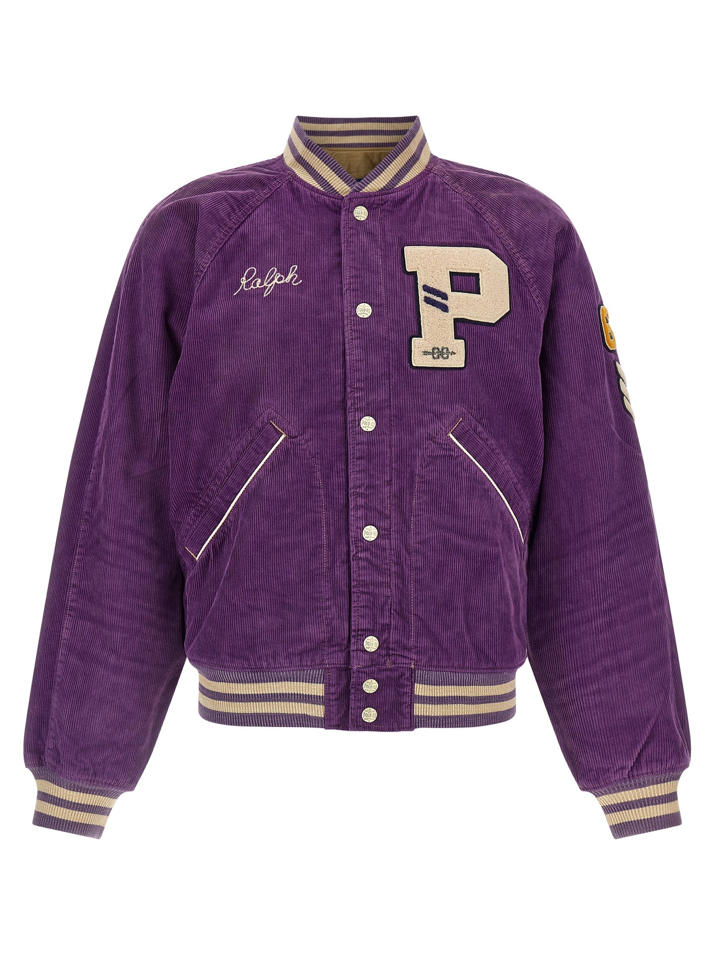 Polo Ralph Lauren Purple Cotton Bomber