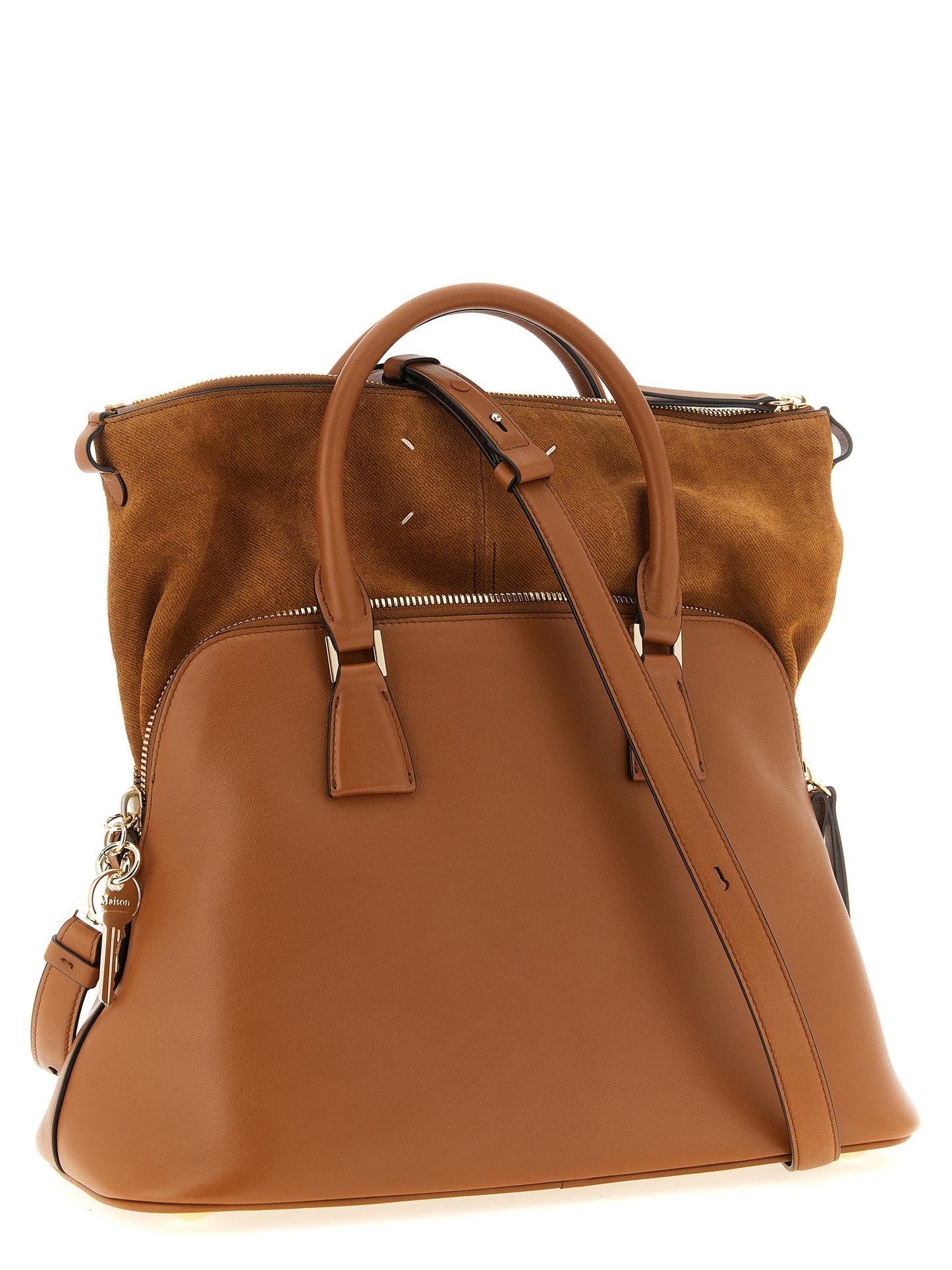 Maison Margiela Brown Calfskin Shoulder Bag