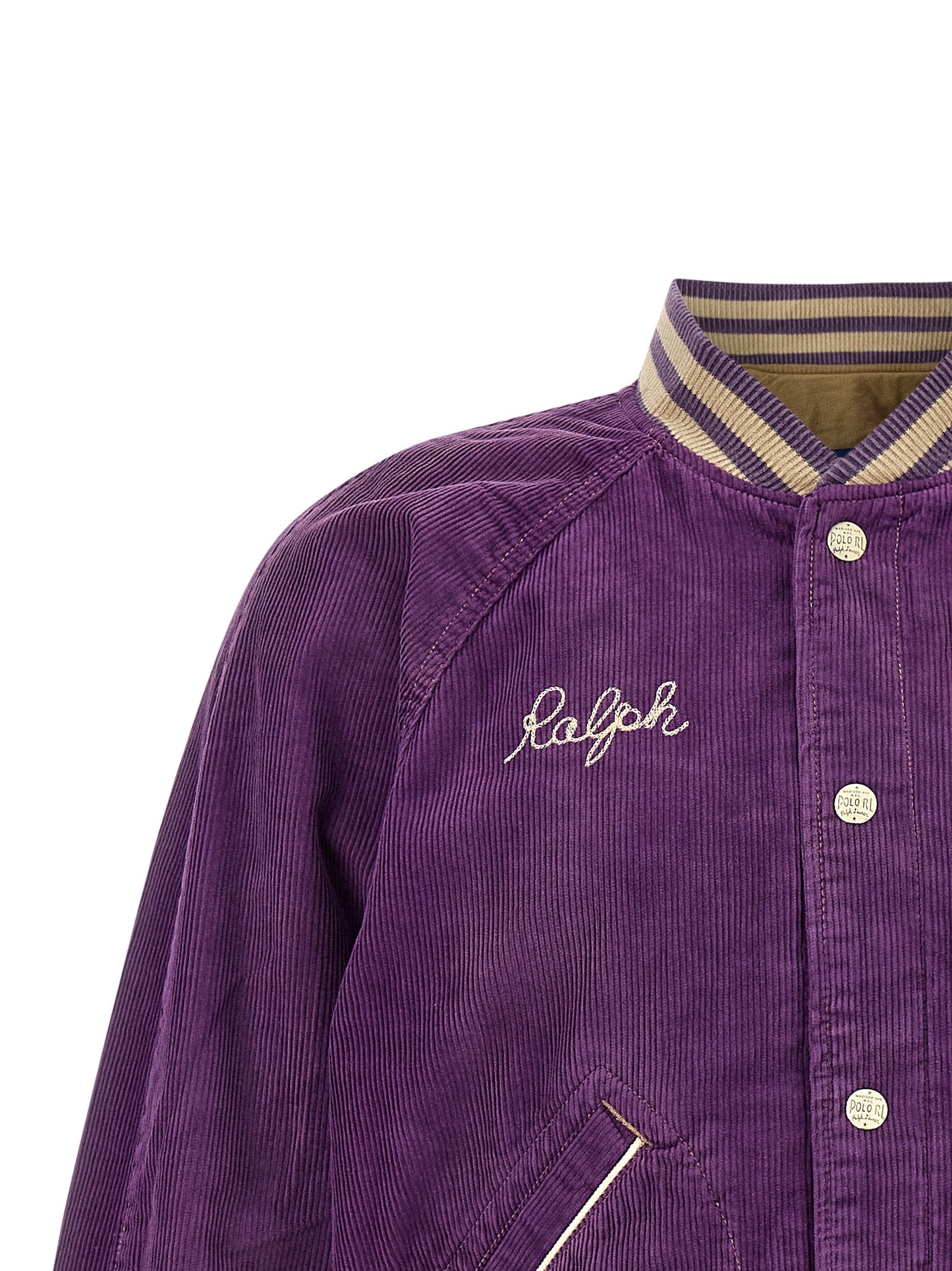 Polo Ralph Lauren Purple Cotton Bomber