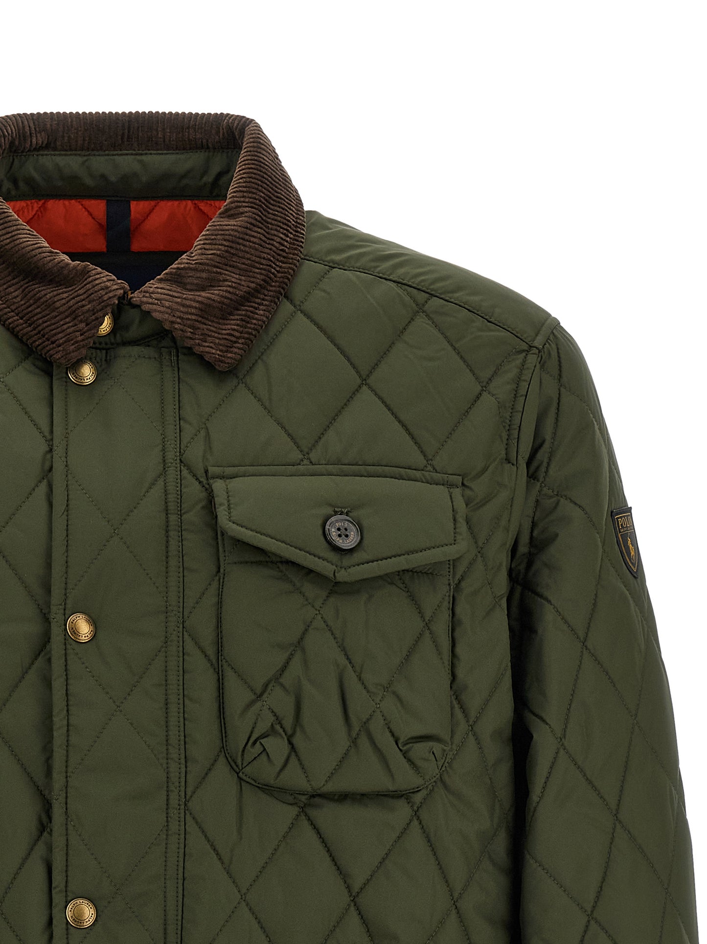 Polo Ralph Lauren Bicolor Polyester Full-Length Jacket