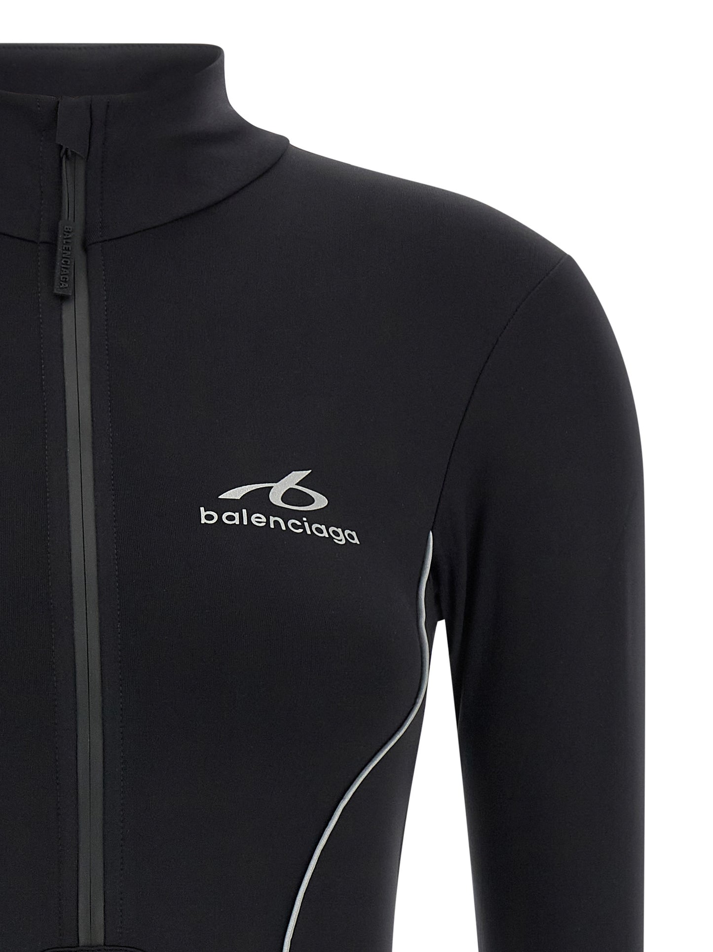 Balenciaga Black Polyamide Bodysuit
