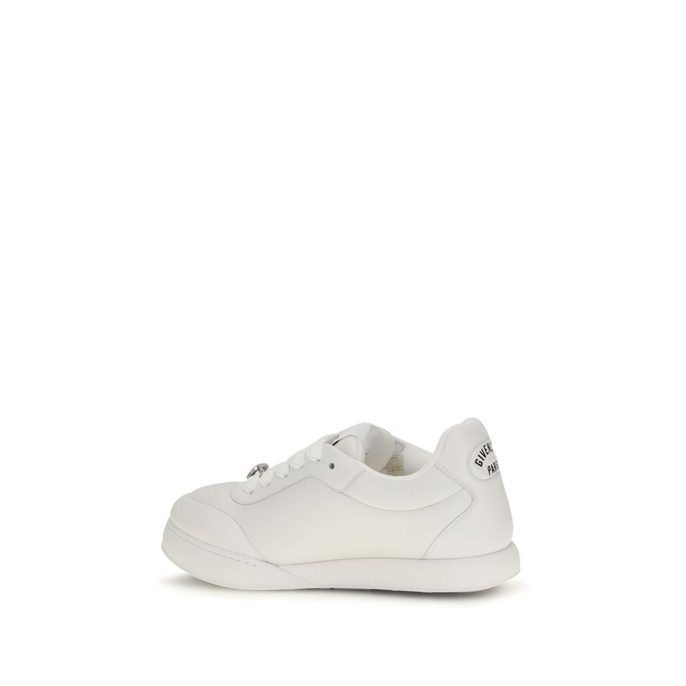 Givenchy White Calf Leather Bos Taurus Sneakers