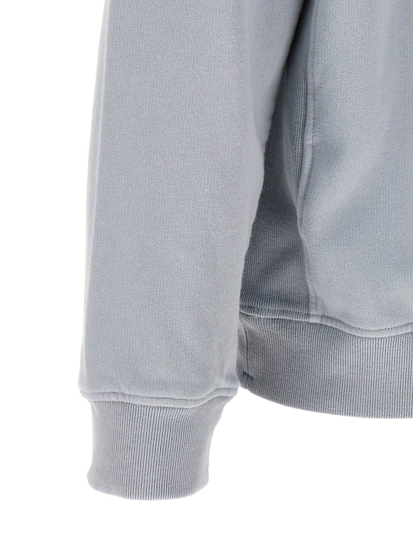 Stone Island Gray Cotton Sweatshirt