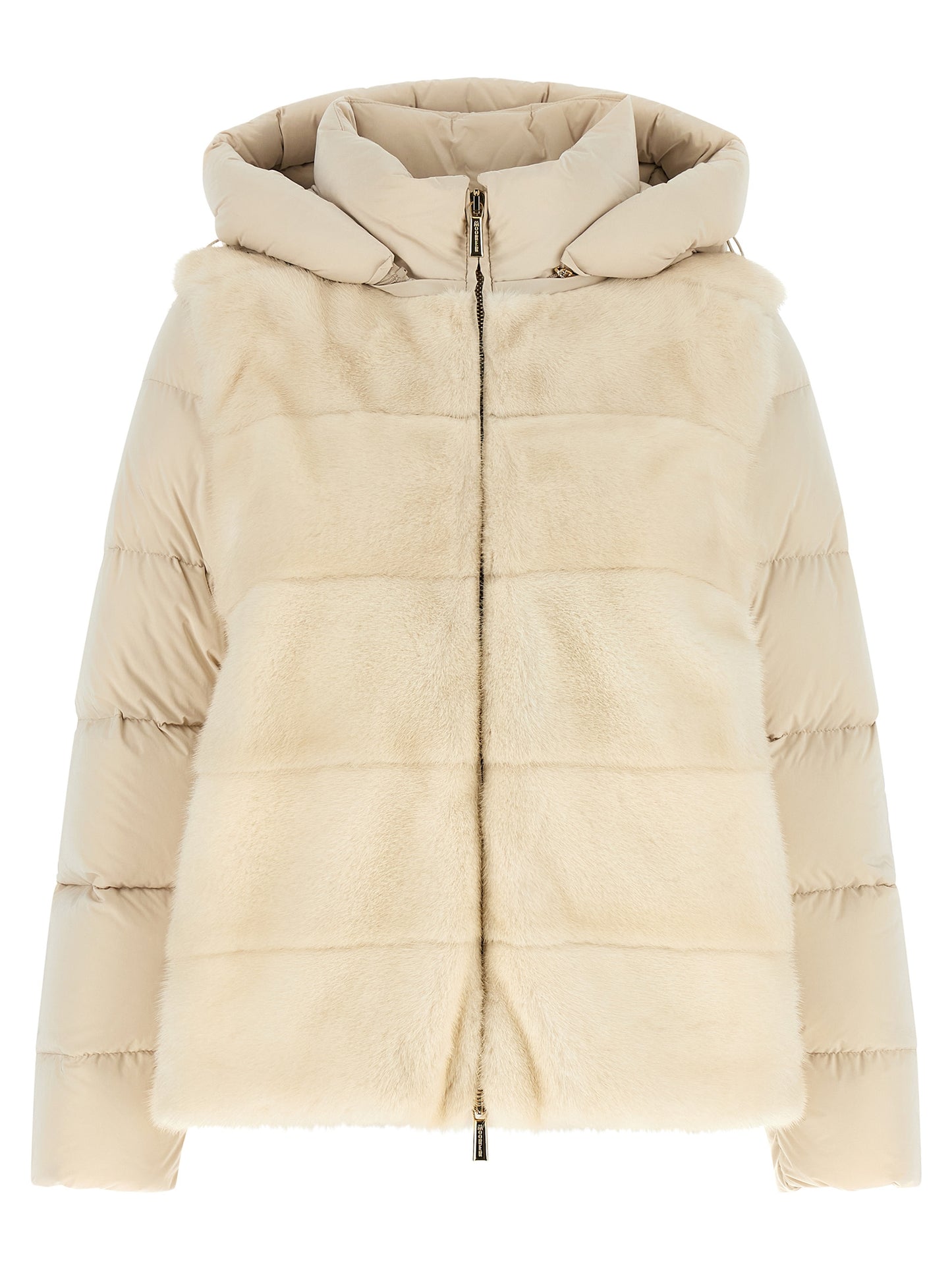 MooRER White Wool Shell Jacket