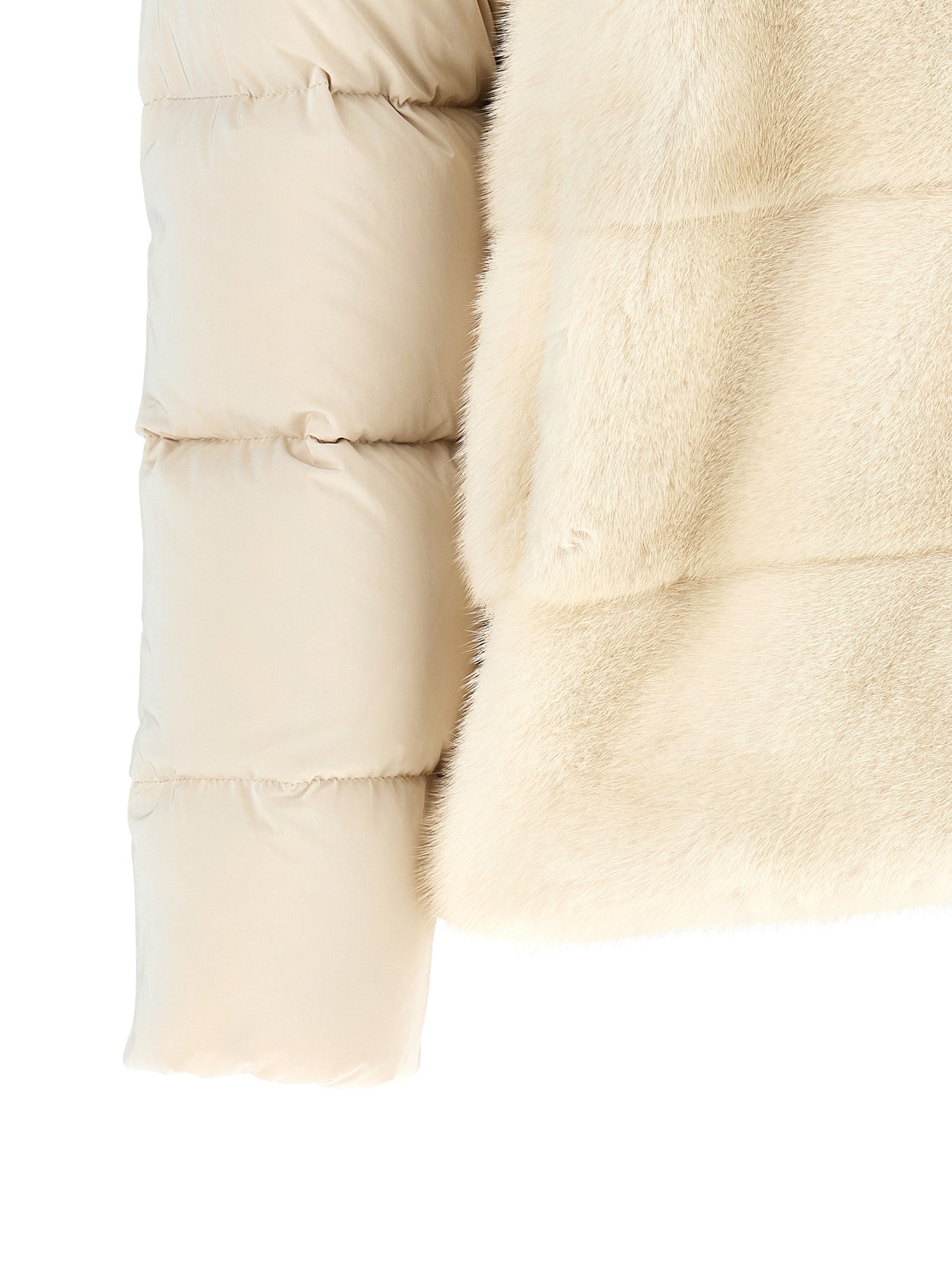 MooRER White Wool Shell Jacket