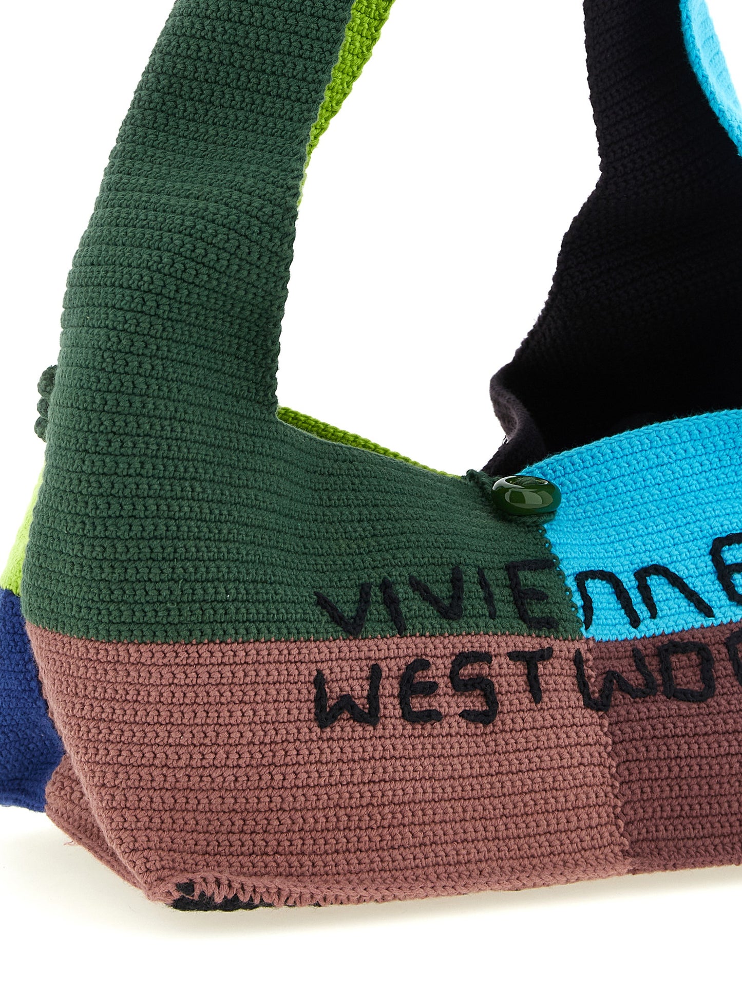 Vivienne Westwood Multicolor Cotton Shoulder Bag