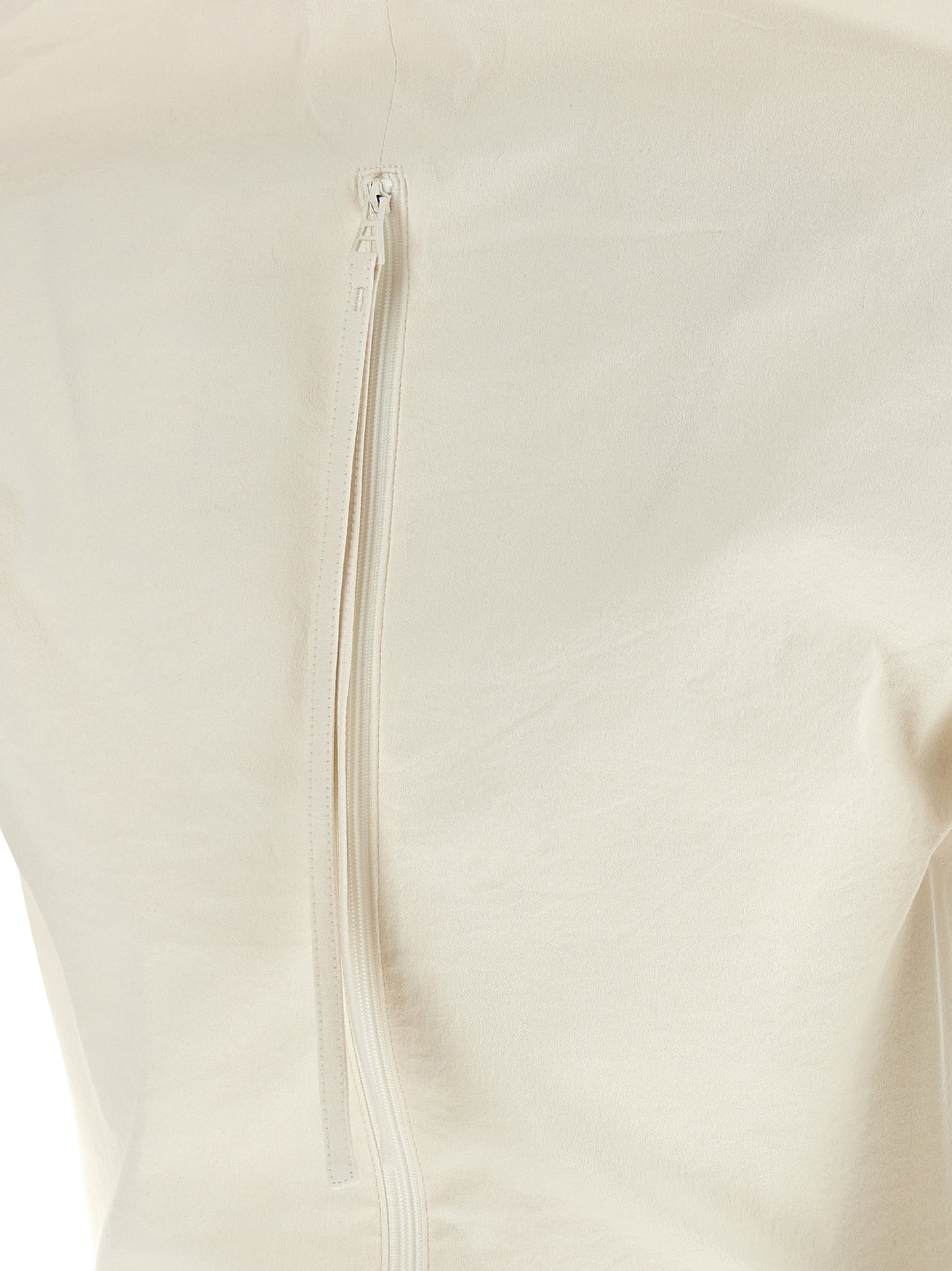 Issey Miyake White Paper Blouse