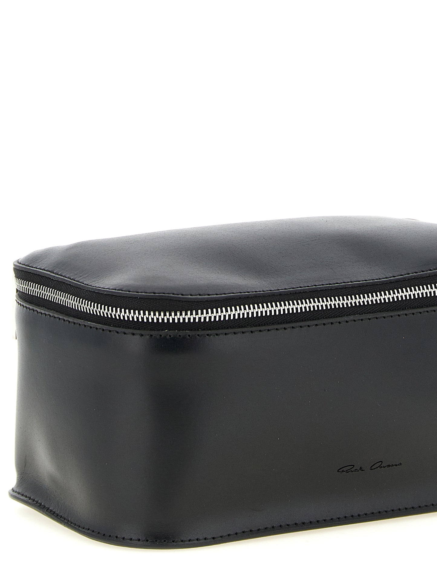 Rick Owens Black Calfskin Airpod Holder