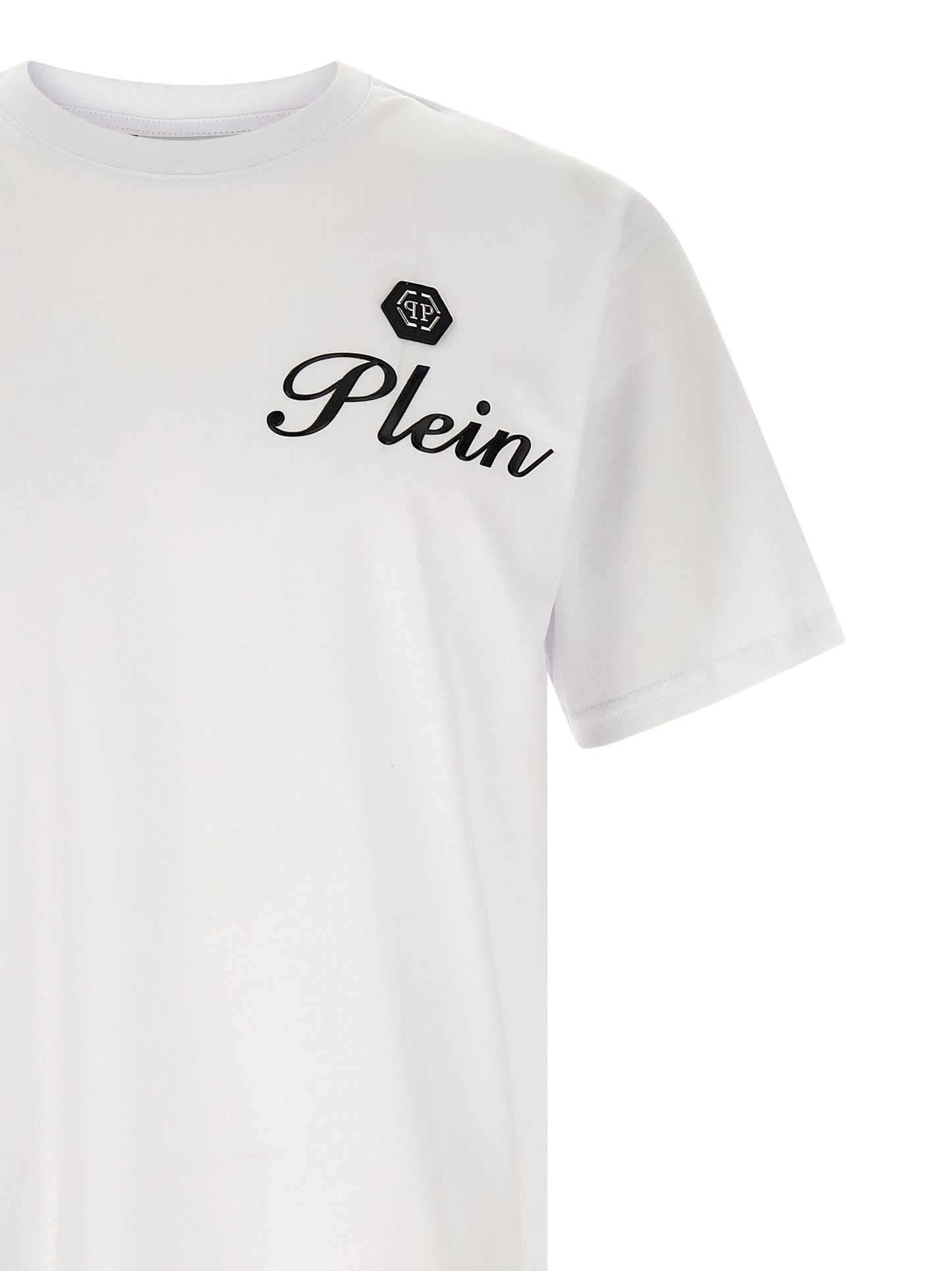 Philipp Plein Bicolor Cotton T-Shirt