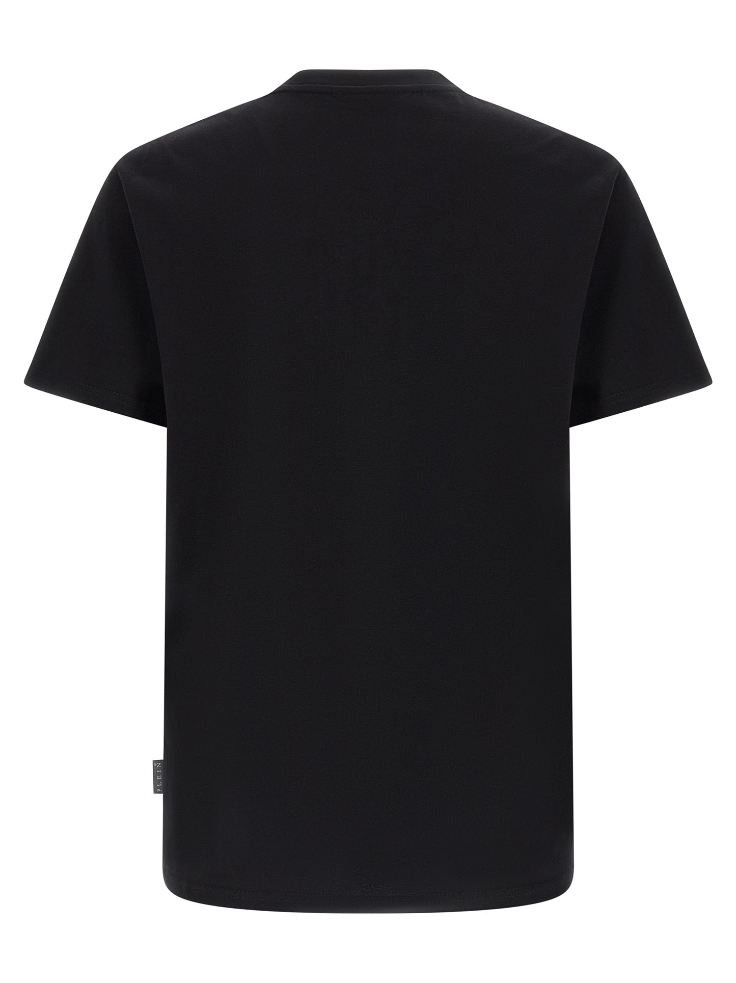 Philipp Plein Black Cotton T-Shirt