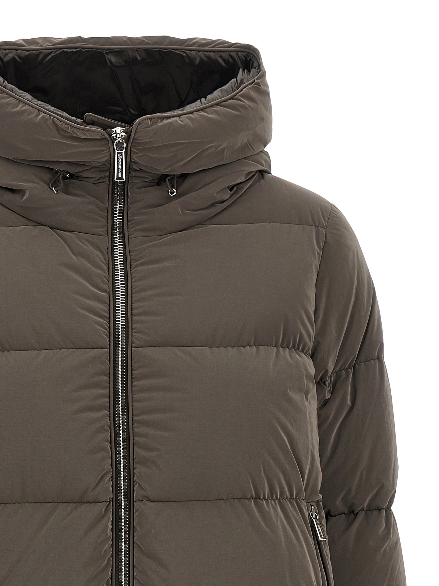 MooRER Brown Wool Full-Length Jacket