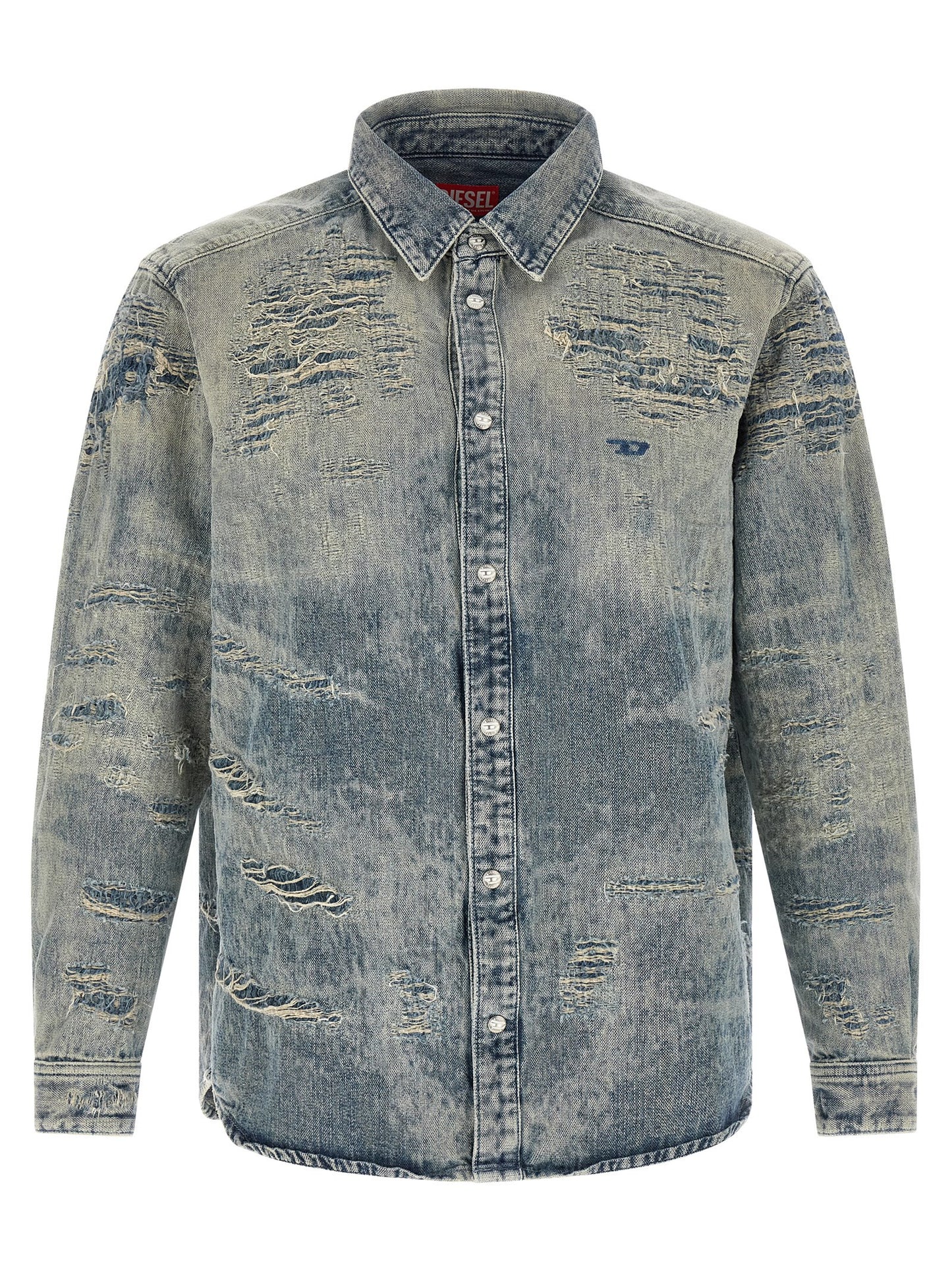 Diesel Blue Cotton Blouse