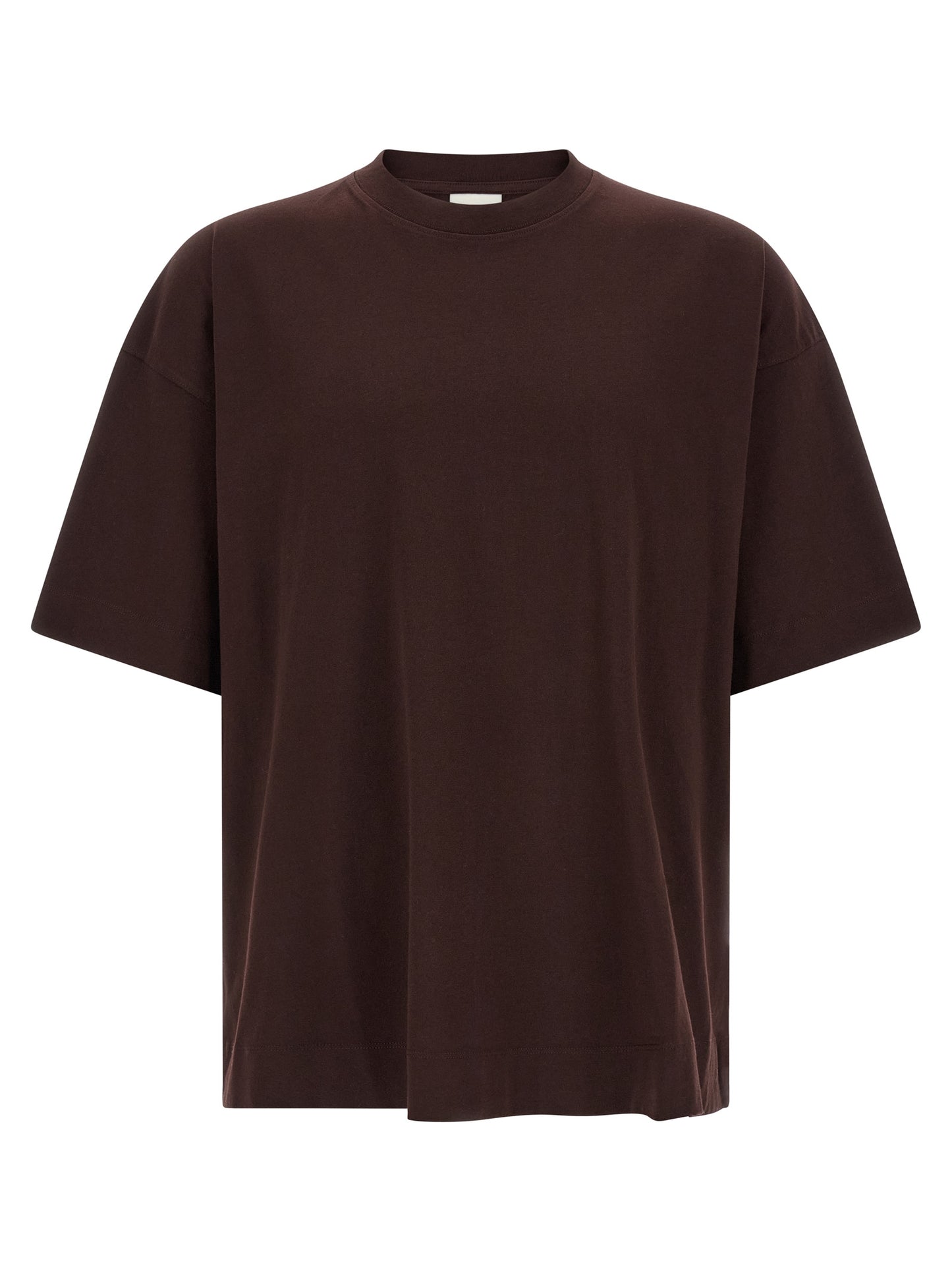 Dries Van Noten Bordeaux Cotton T-Shirt