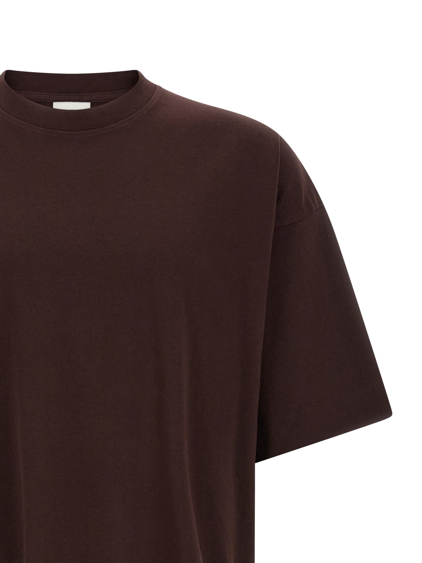 Dries Van Noten Bordeaux Cotton T-Shirt