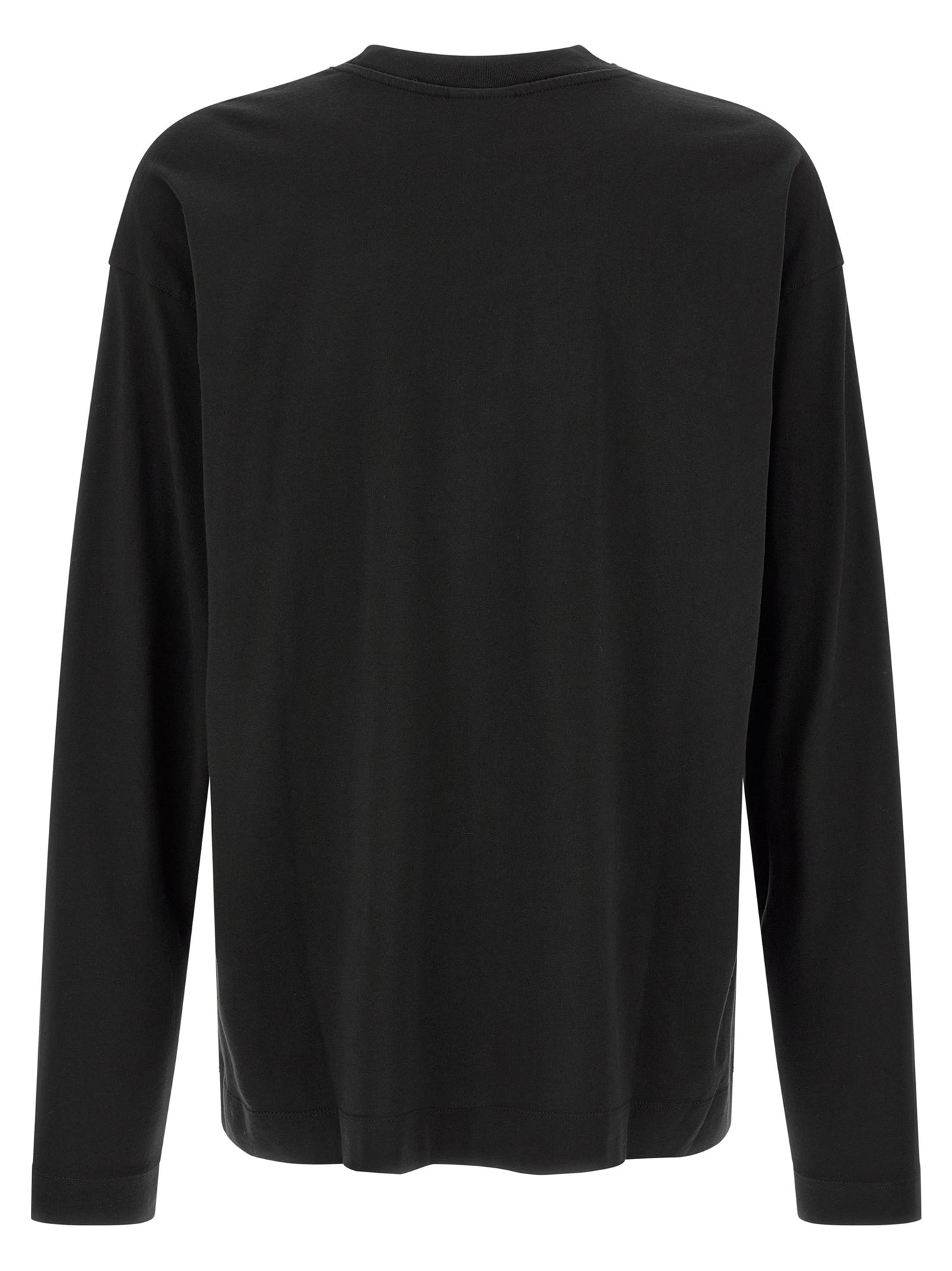 Dries Van Noten Black Cotton T-Shirt
