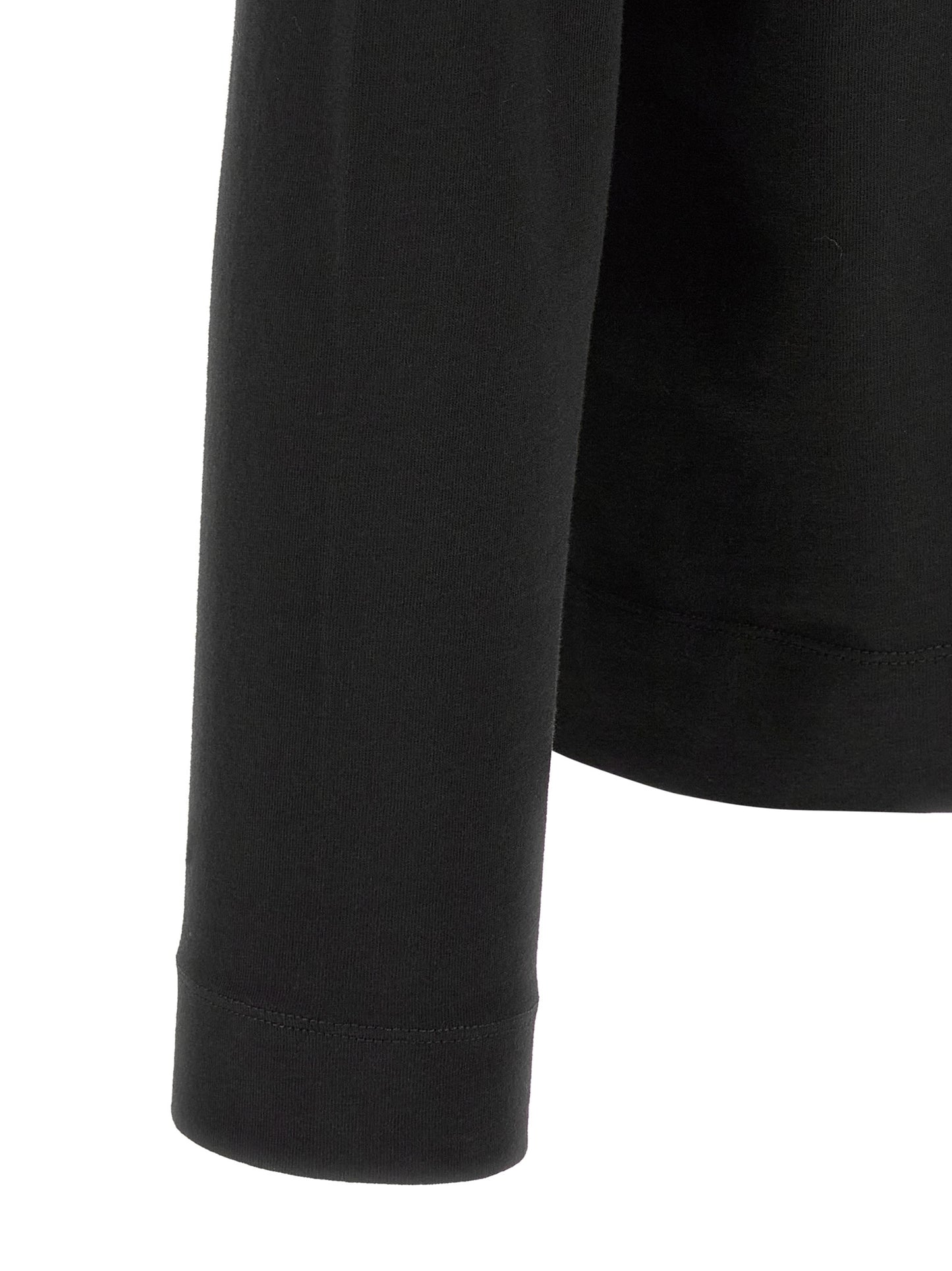 Dries Van Noten Black Cotton T-Shirt