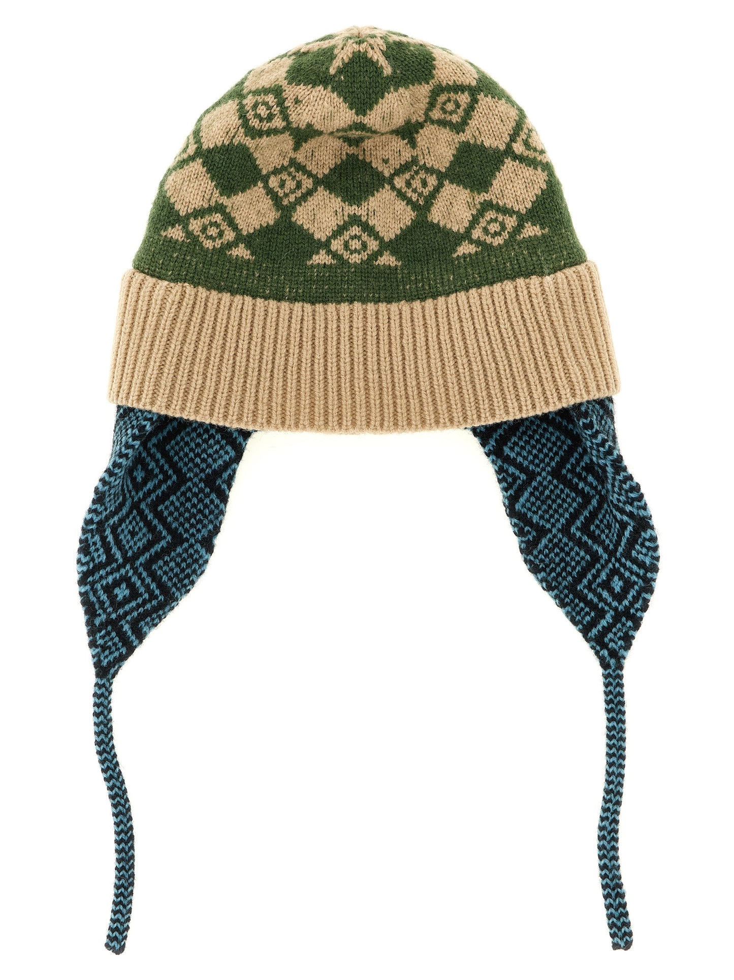 Dries Van Noten Multicolor Wool Ear Muffs