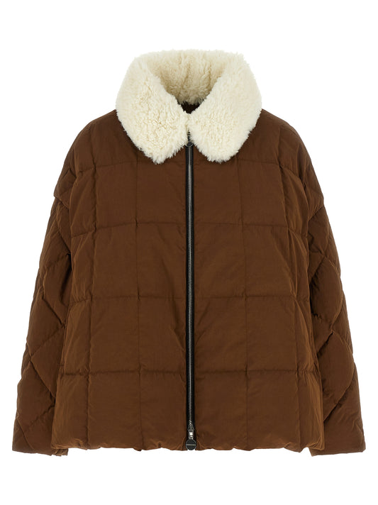 IENKI IENKI Brown Polyester Full-Length Jacket