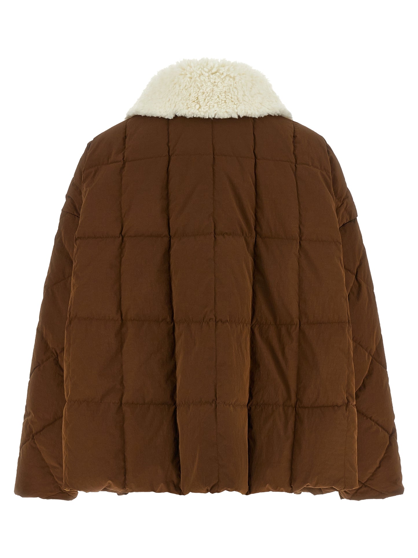 IENKI IENKI Brown Polyester Full-Length Jacket