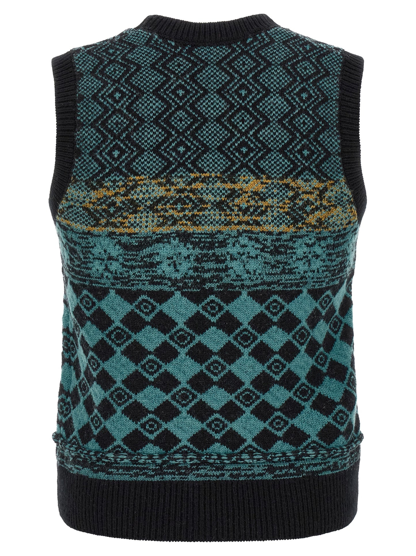 Dries Van Noten Multicolor Wool Cardigan