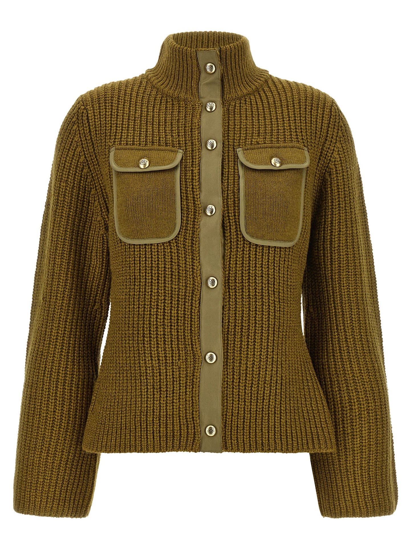 PINKO Bicolor Polyester Cardigan