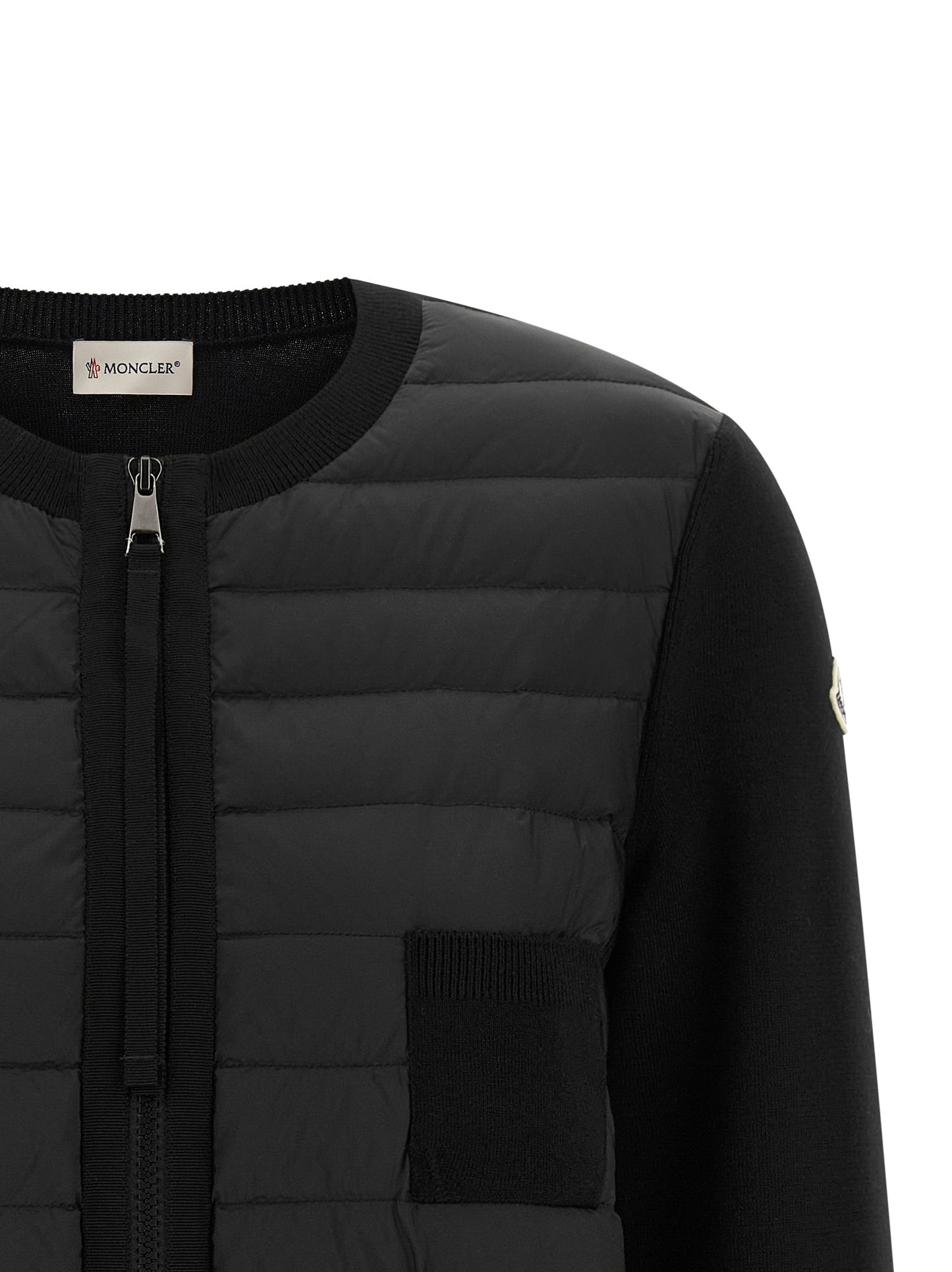 Moncler Black Polyamide Cardigan