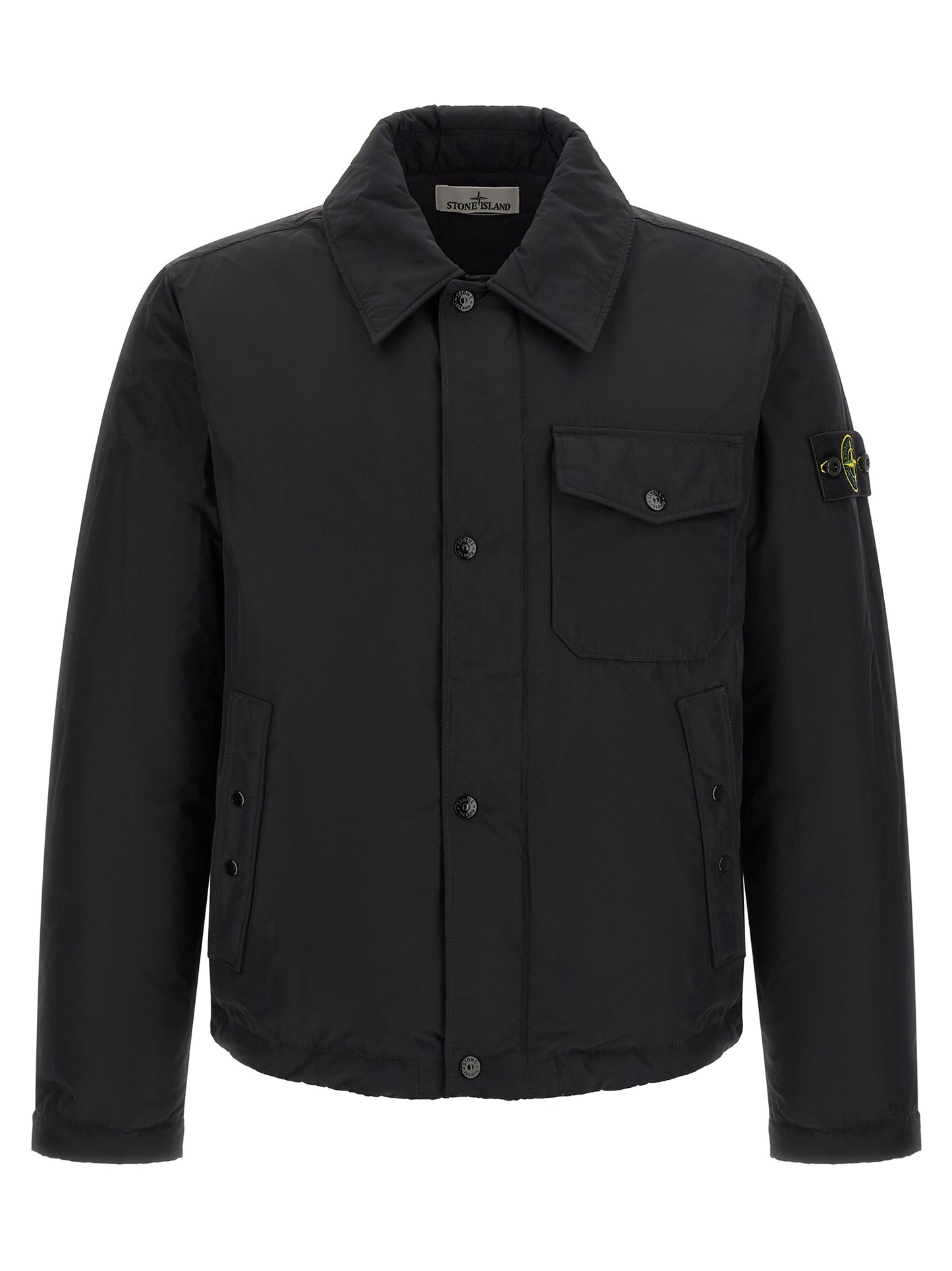 Stone Island Black Polyester Jacket