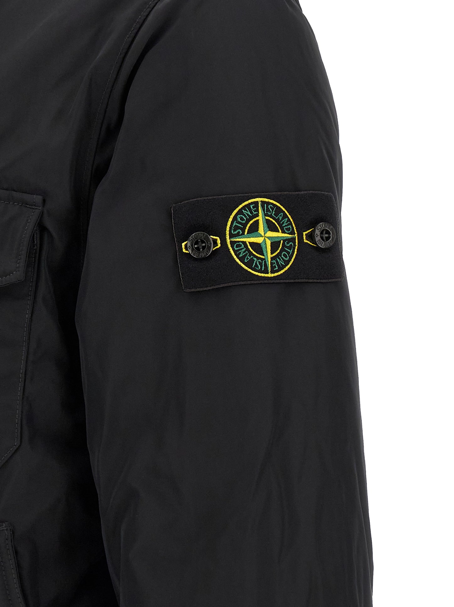 Stone Island Black Polyester Jacket