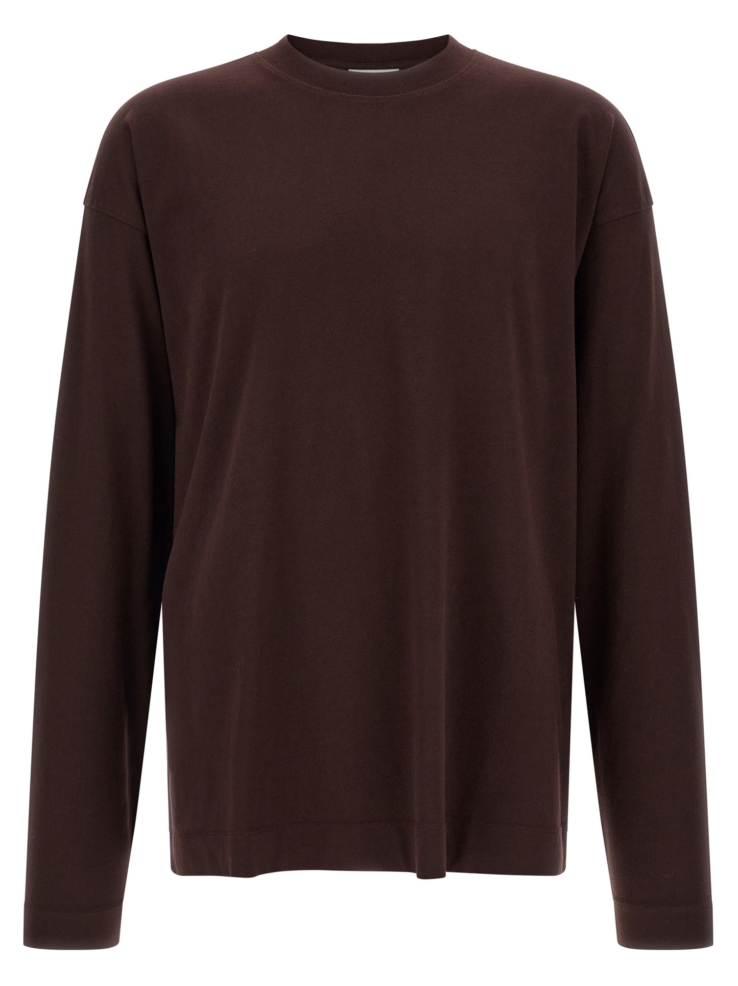 Dries Van Noten Bordeaux Cotton T-Shirt