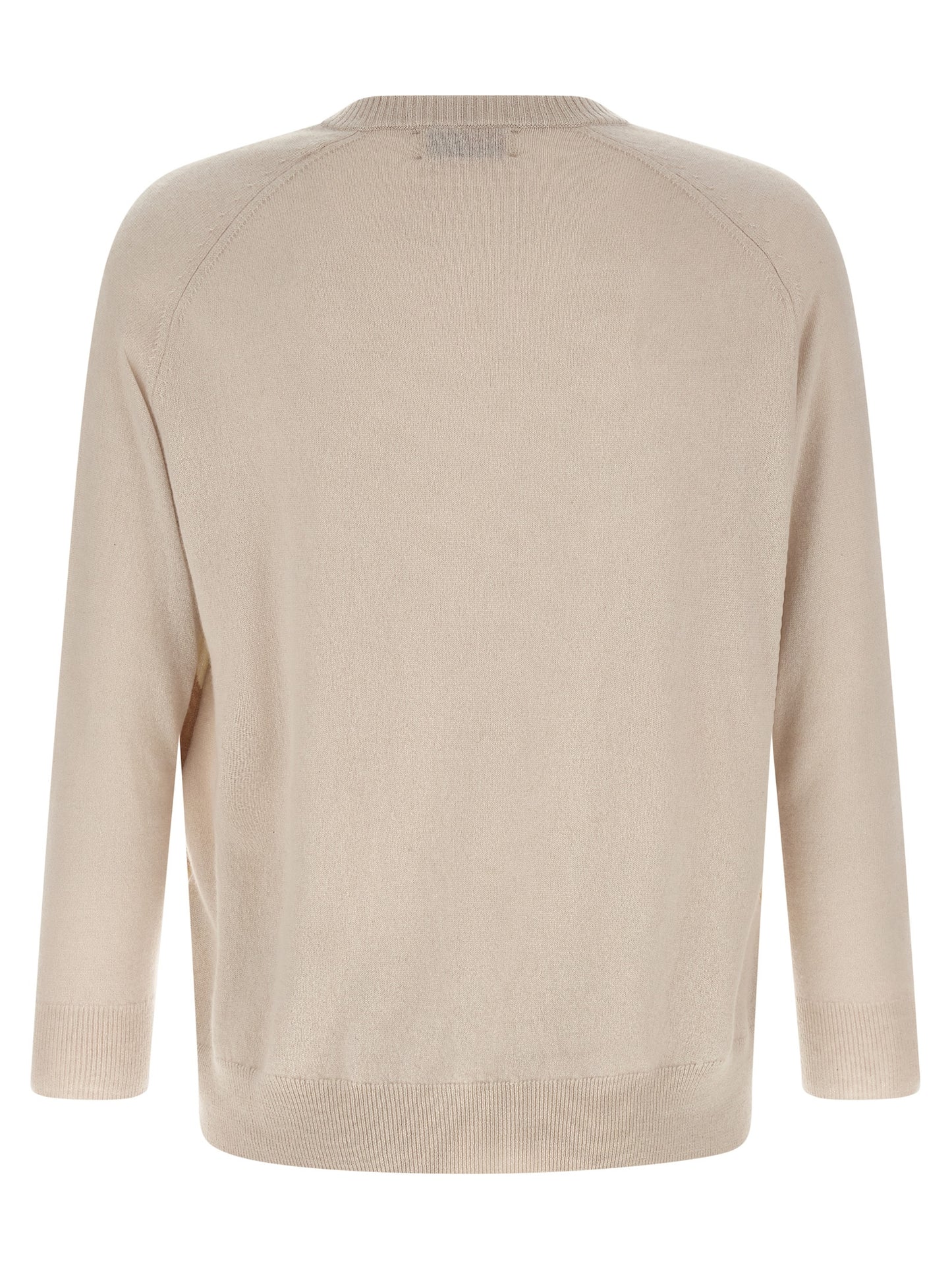 Ballantyne Beige Cashmere Cardigan