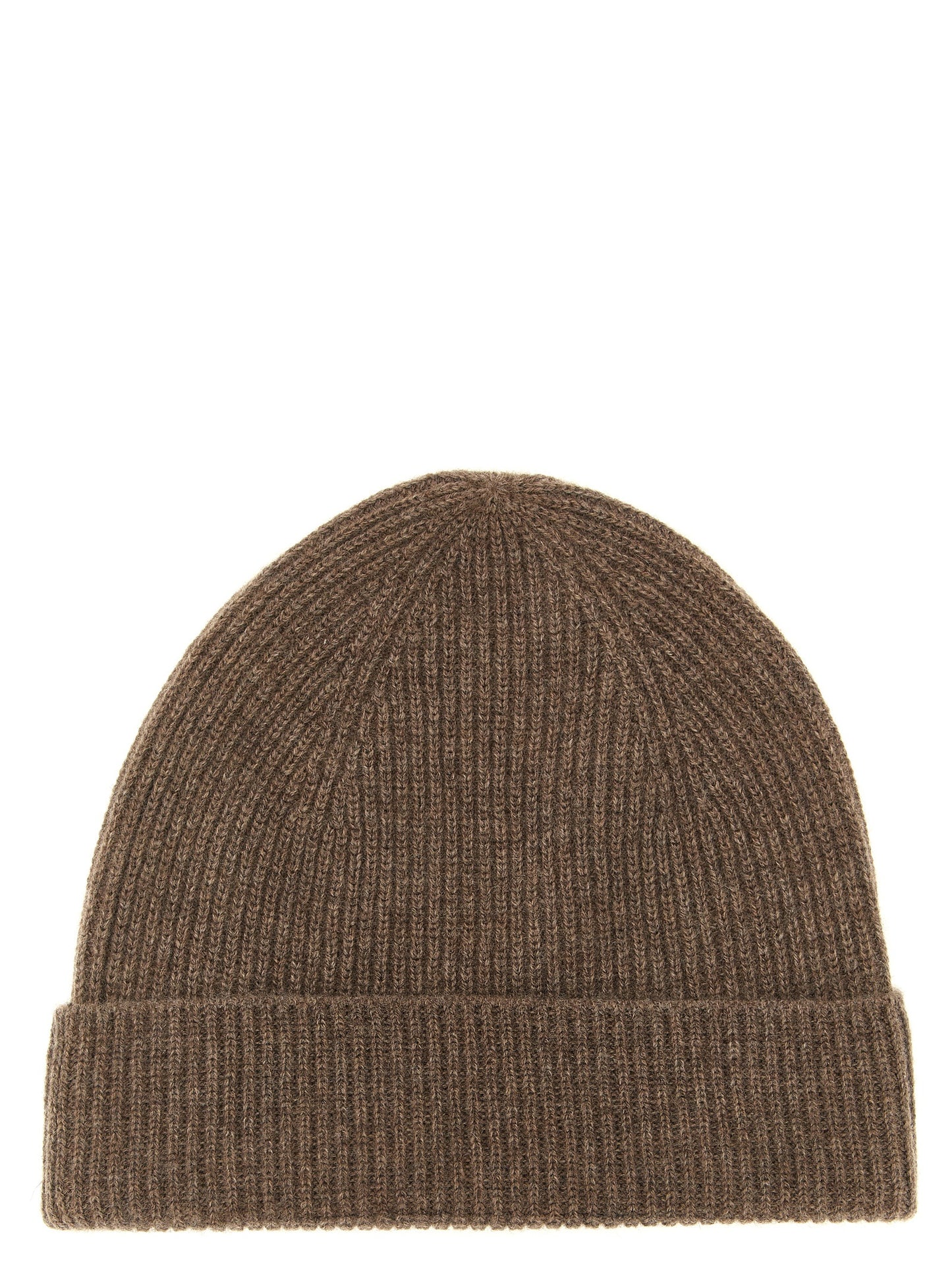 Ballantyne Brown Cashmere Beanie