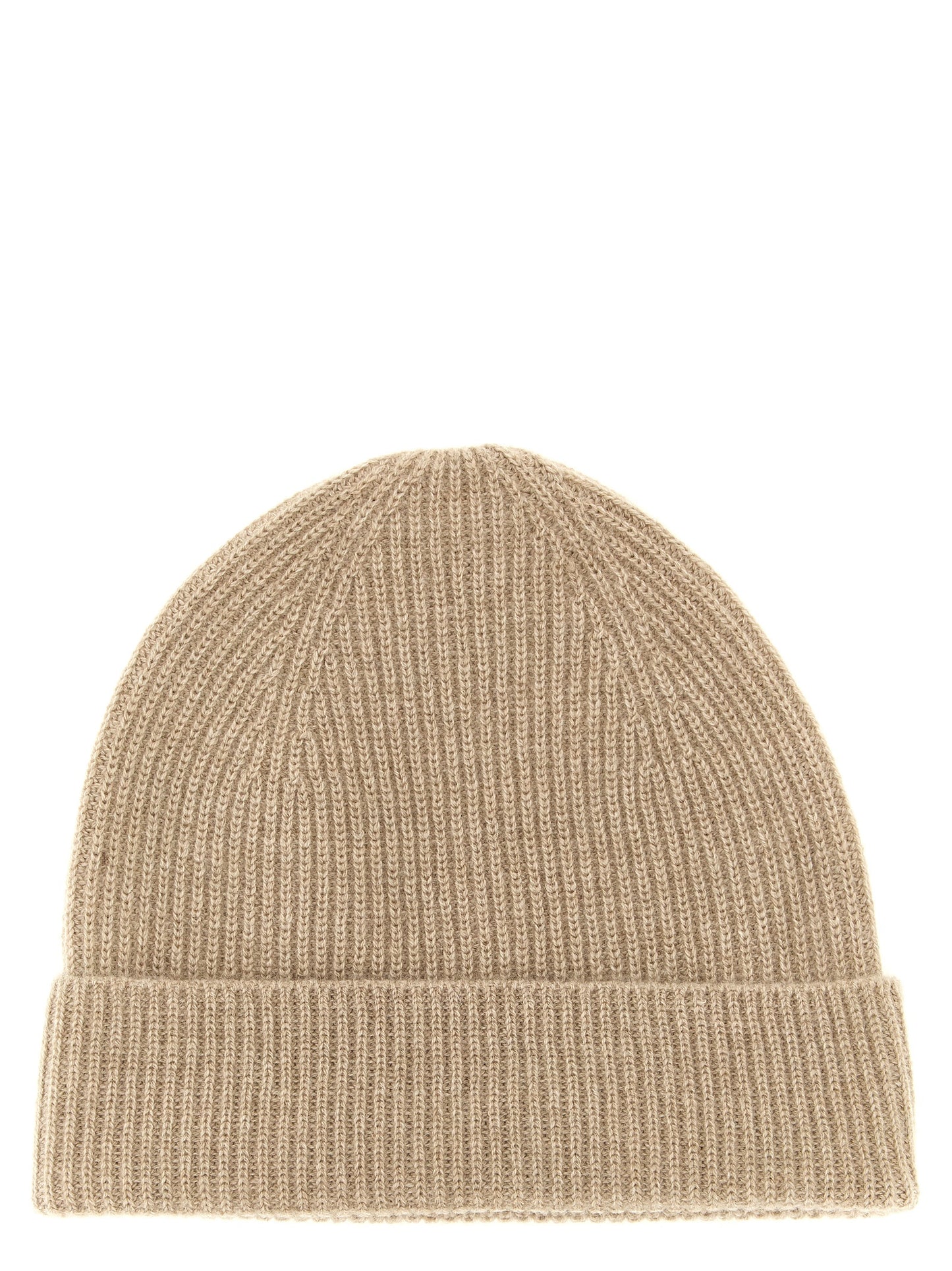 Ballantyne Beige Cashmere Beanie
