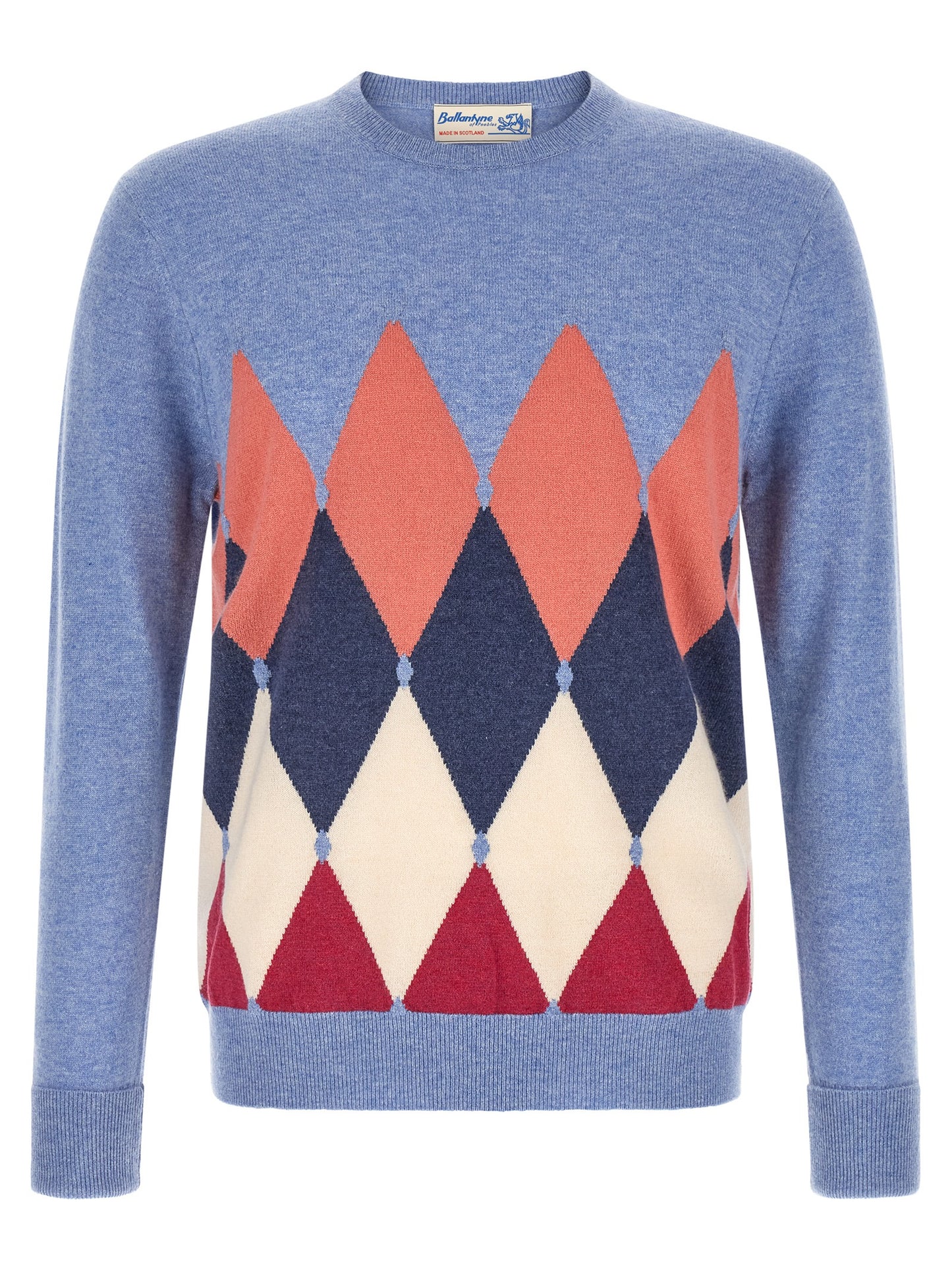 Ballantyne Blue Cashmere Cardigan