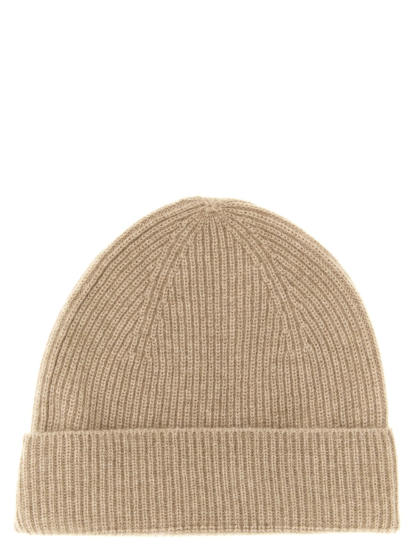 Ballantyne Beige Cashmere Beanie