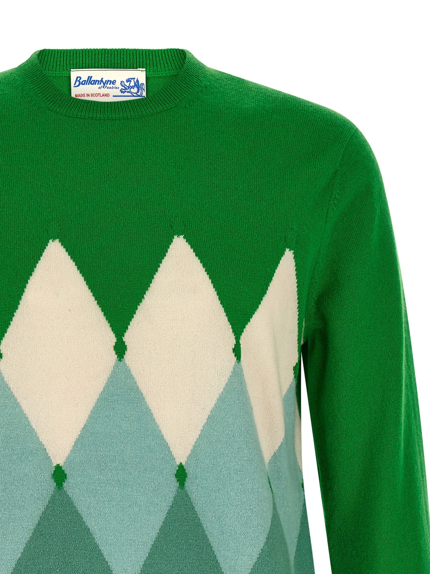 Ballantyne Bicolor Cashmere Cardigan