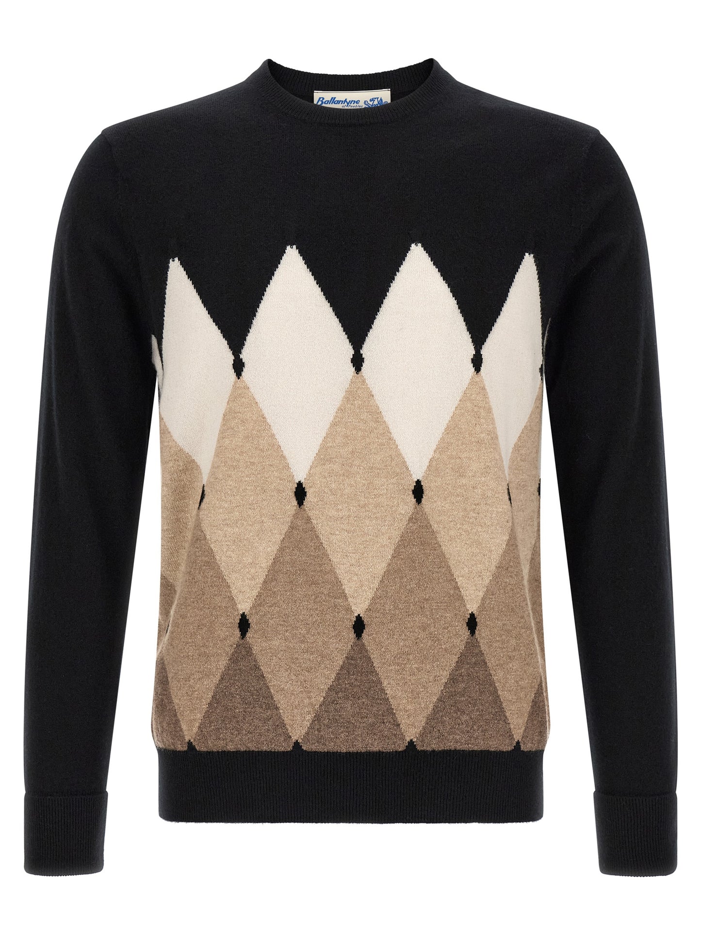 Ballantyne Black Cashmere Cardigan