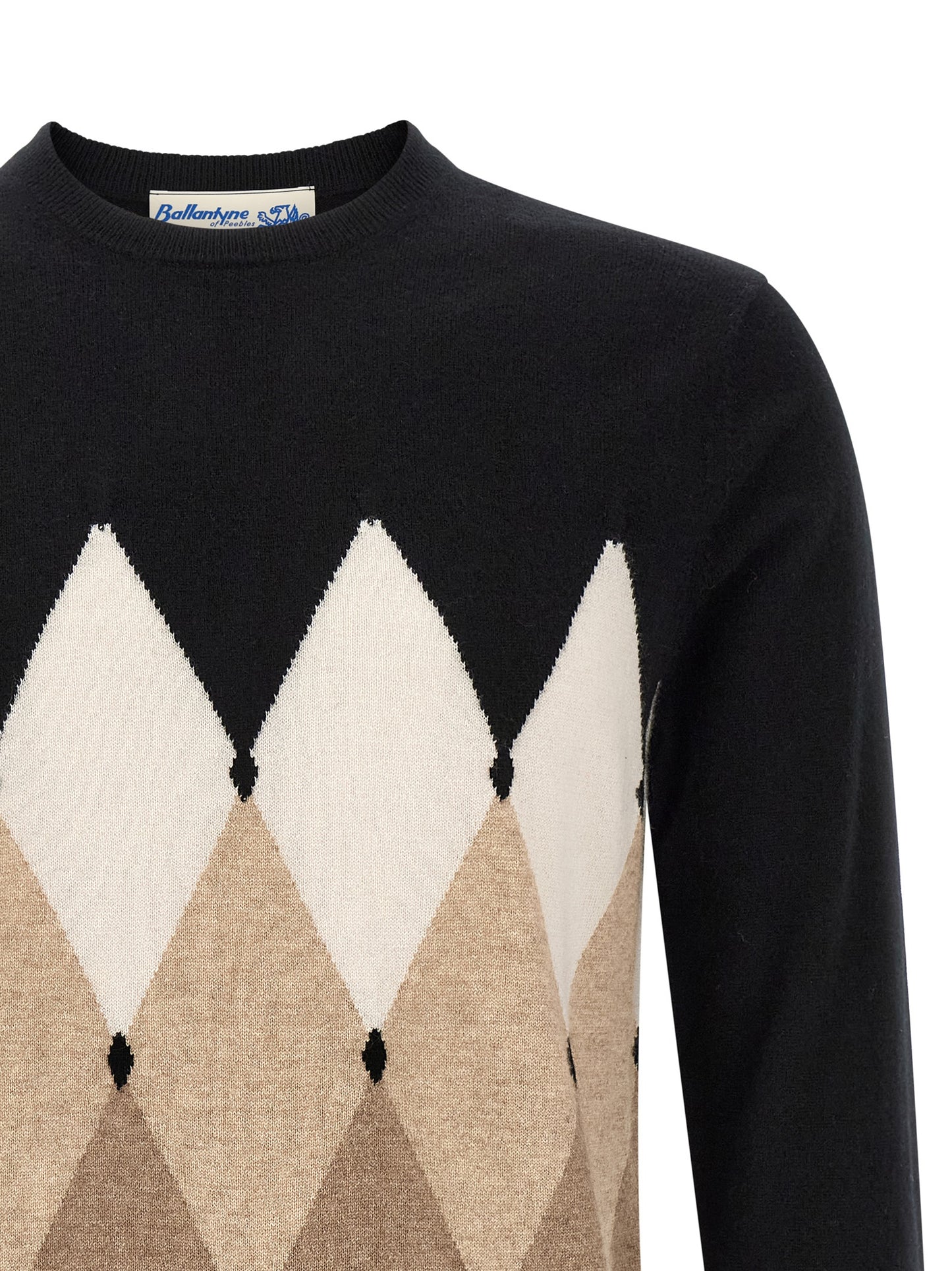 Ballantyne Black Cashmere Cardigan