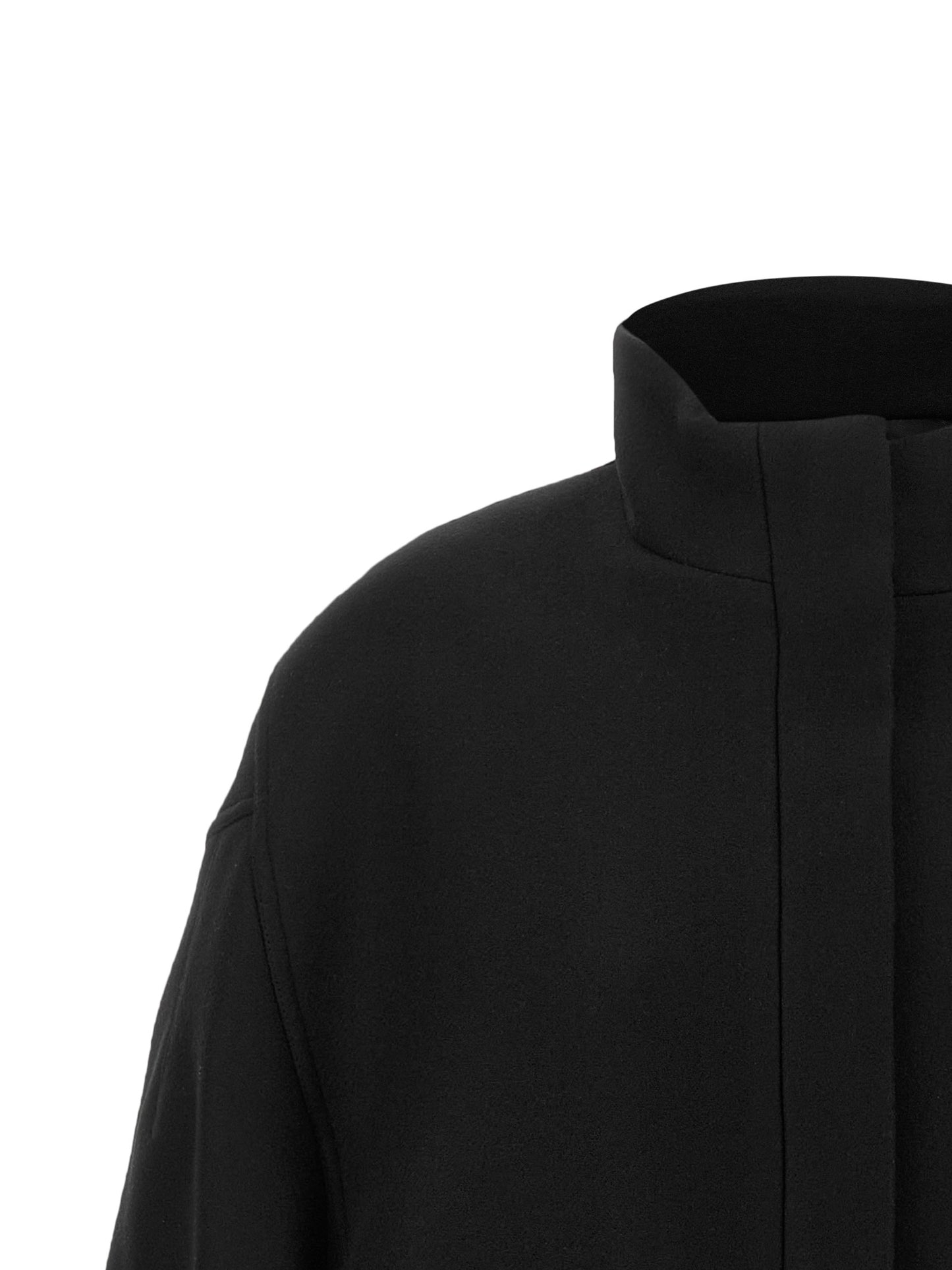 Dries Van Noten Black Wool Bomber