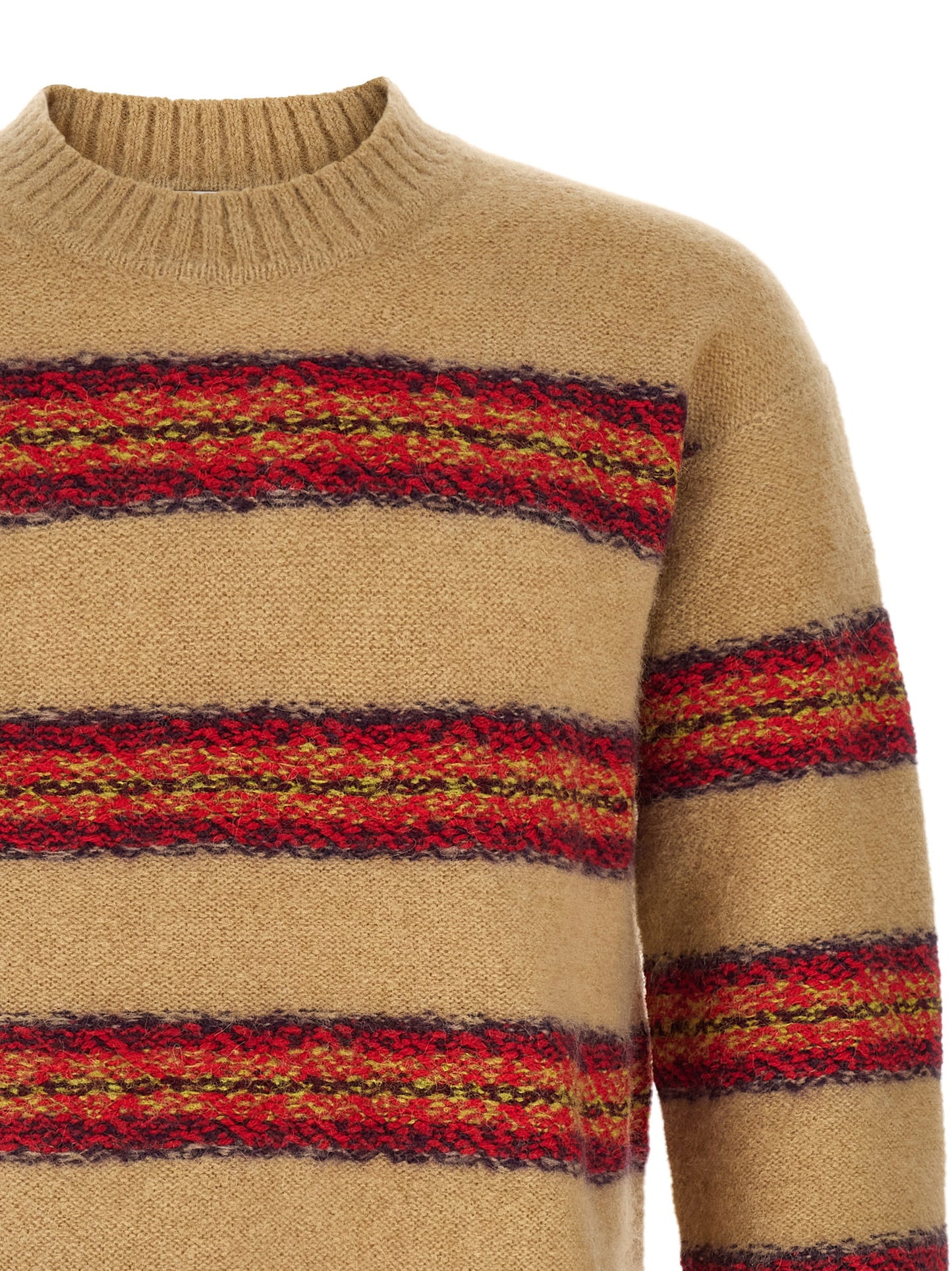 Dries Van Noten Beige Wool Cardigan