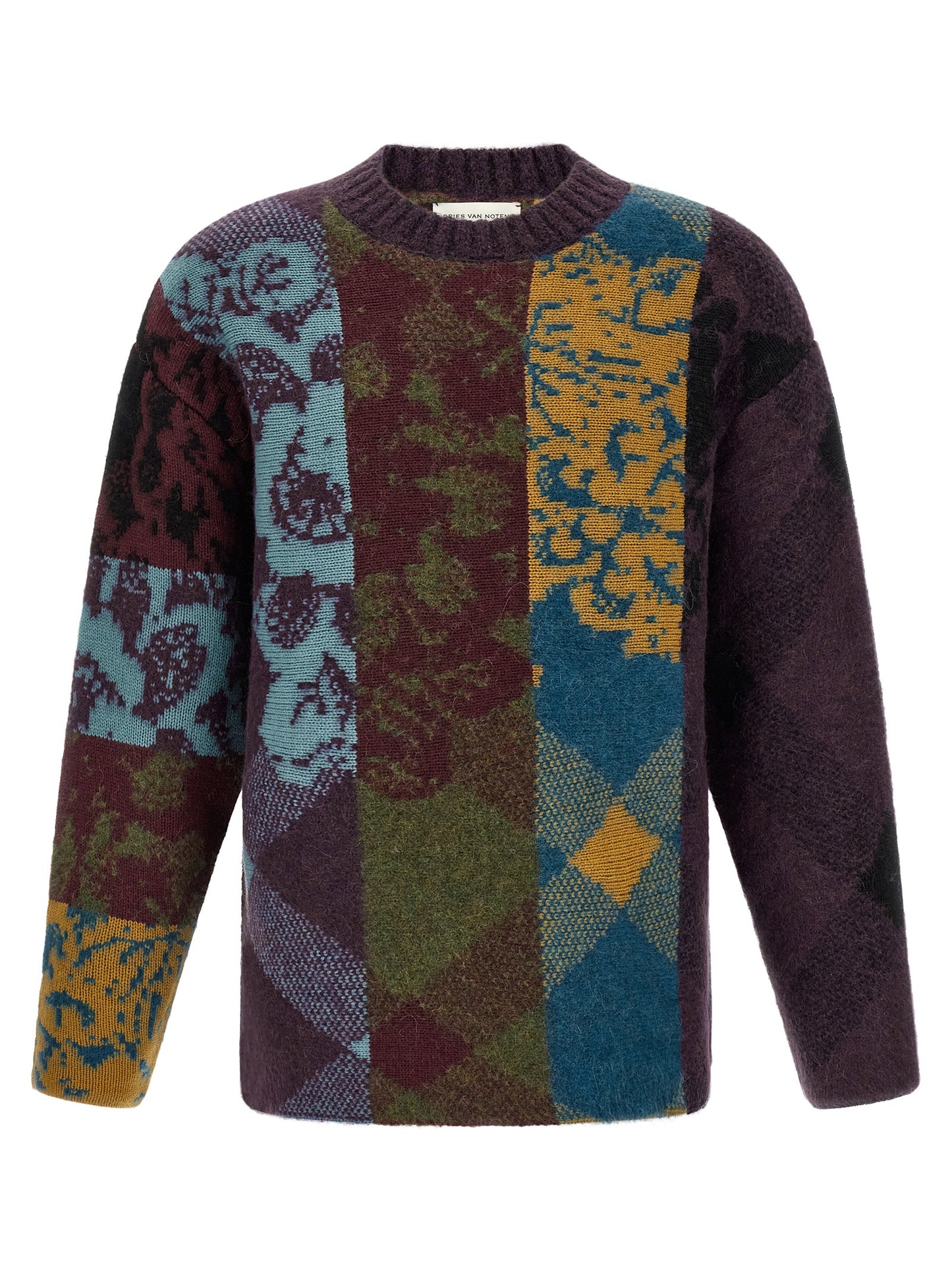 Dries Van Noten Multicolor Wool Cardigan
