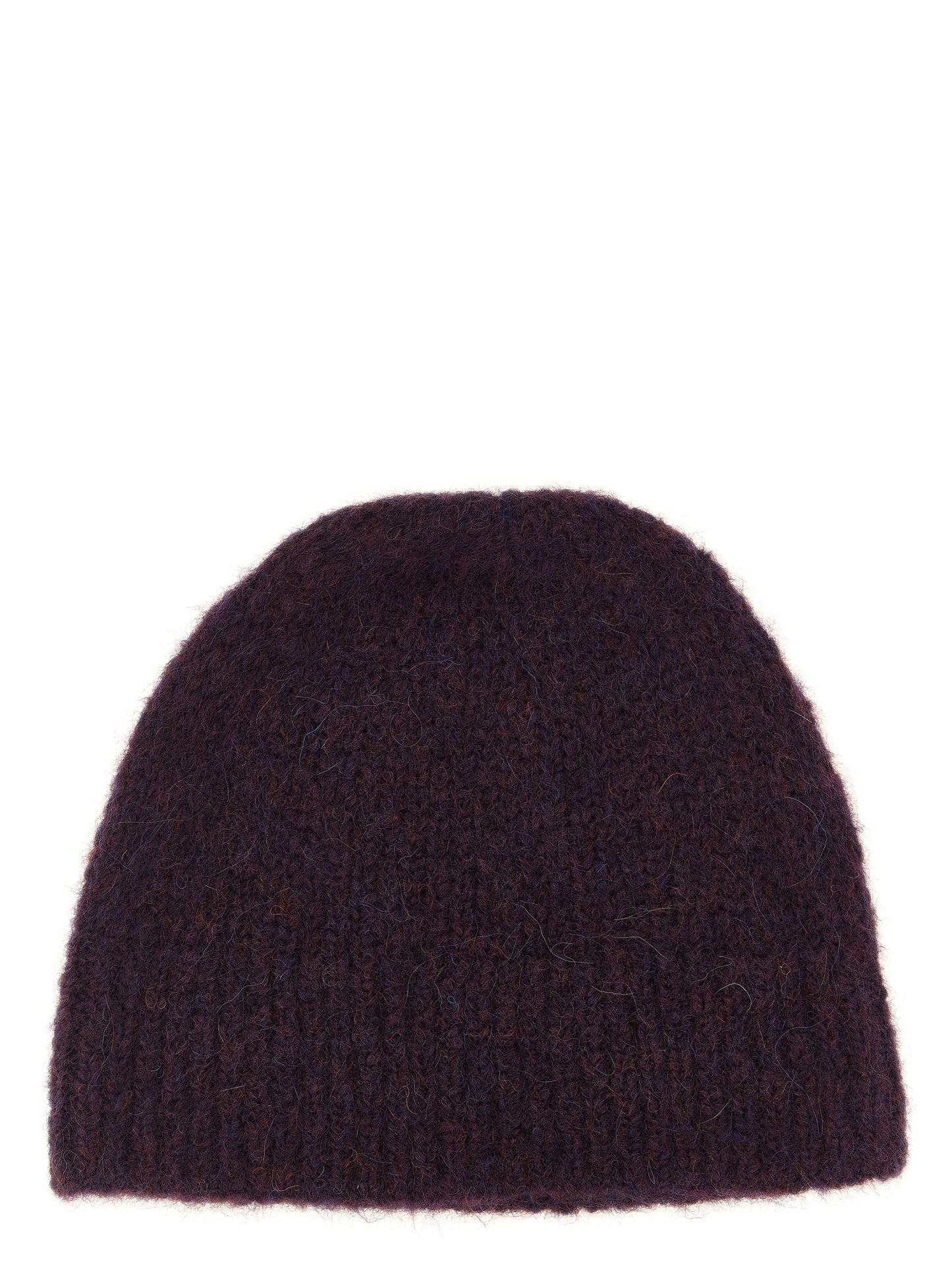 Dries Van Noten Purple Wool Beanie