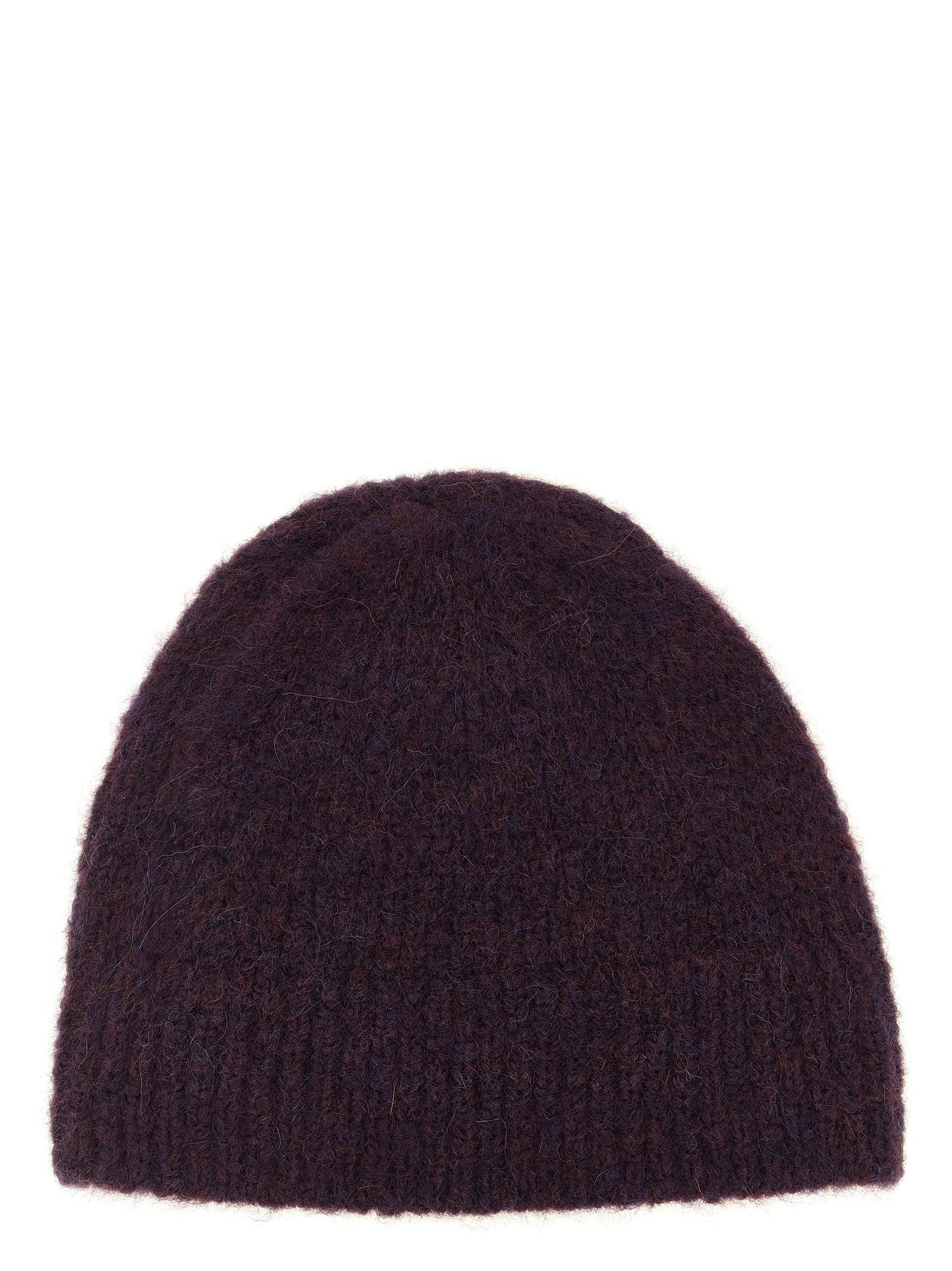 Dries Van Noten Purple Wool Beanie