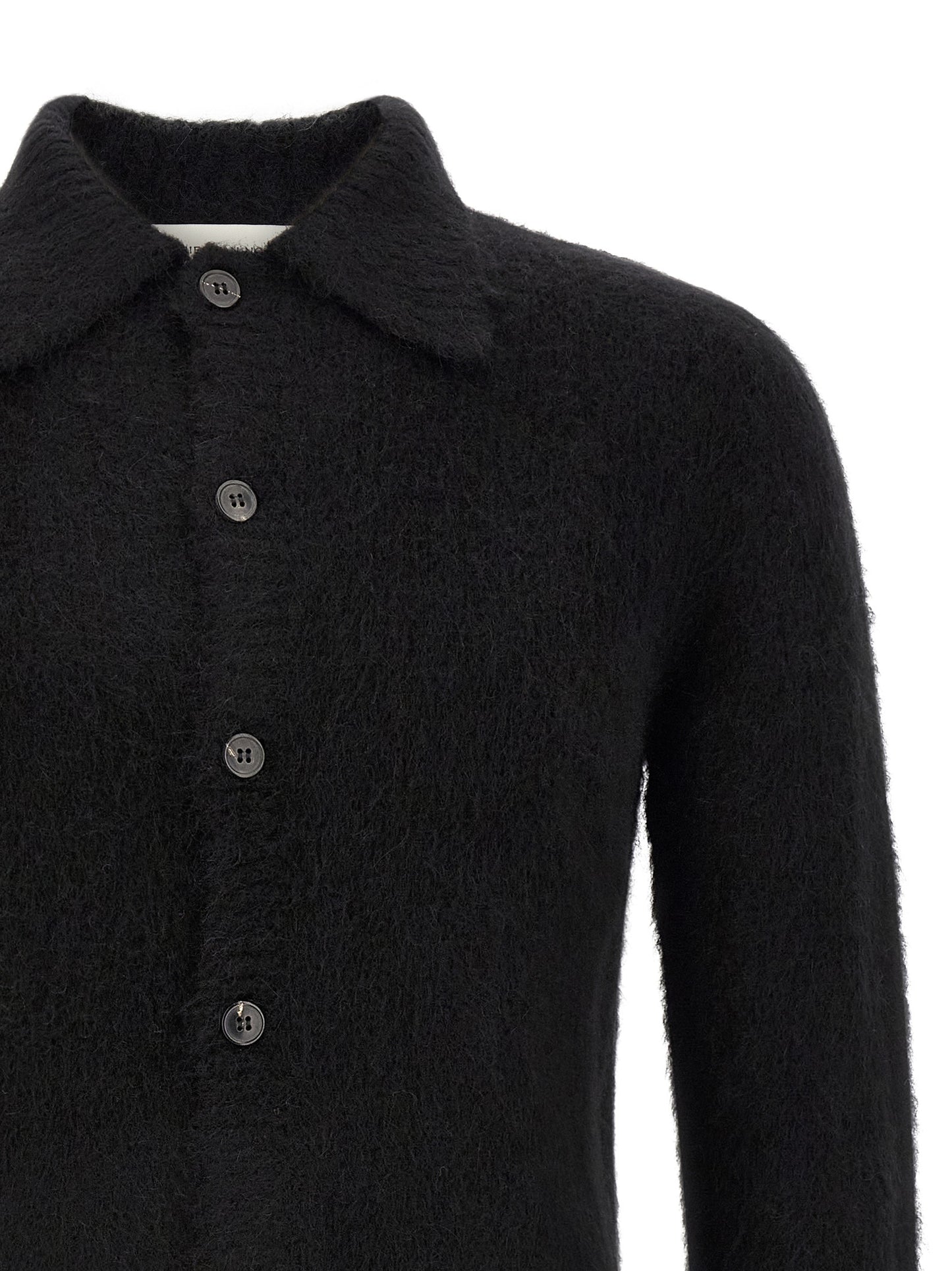 Dries Van Noten Black Wool Cardigan